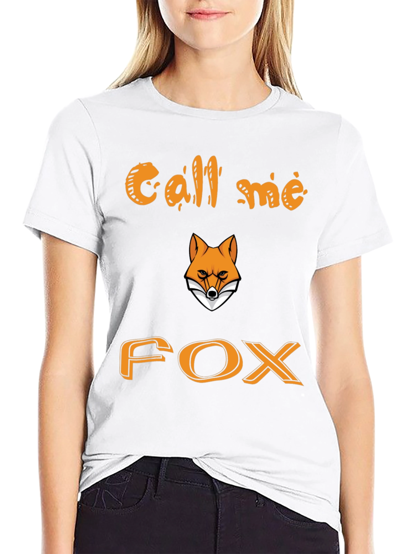 Call Me Fox Graphic Tee - Cool Animal T-Shirt