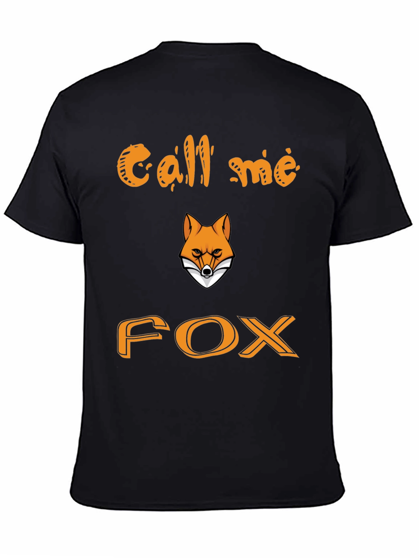 Call Me Fox Graphic Tee - Cool Animal T-Shirt
