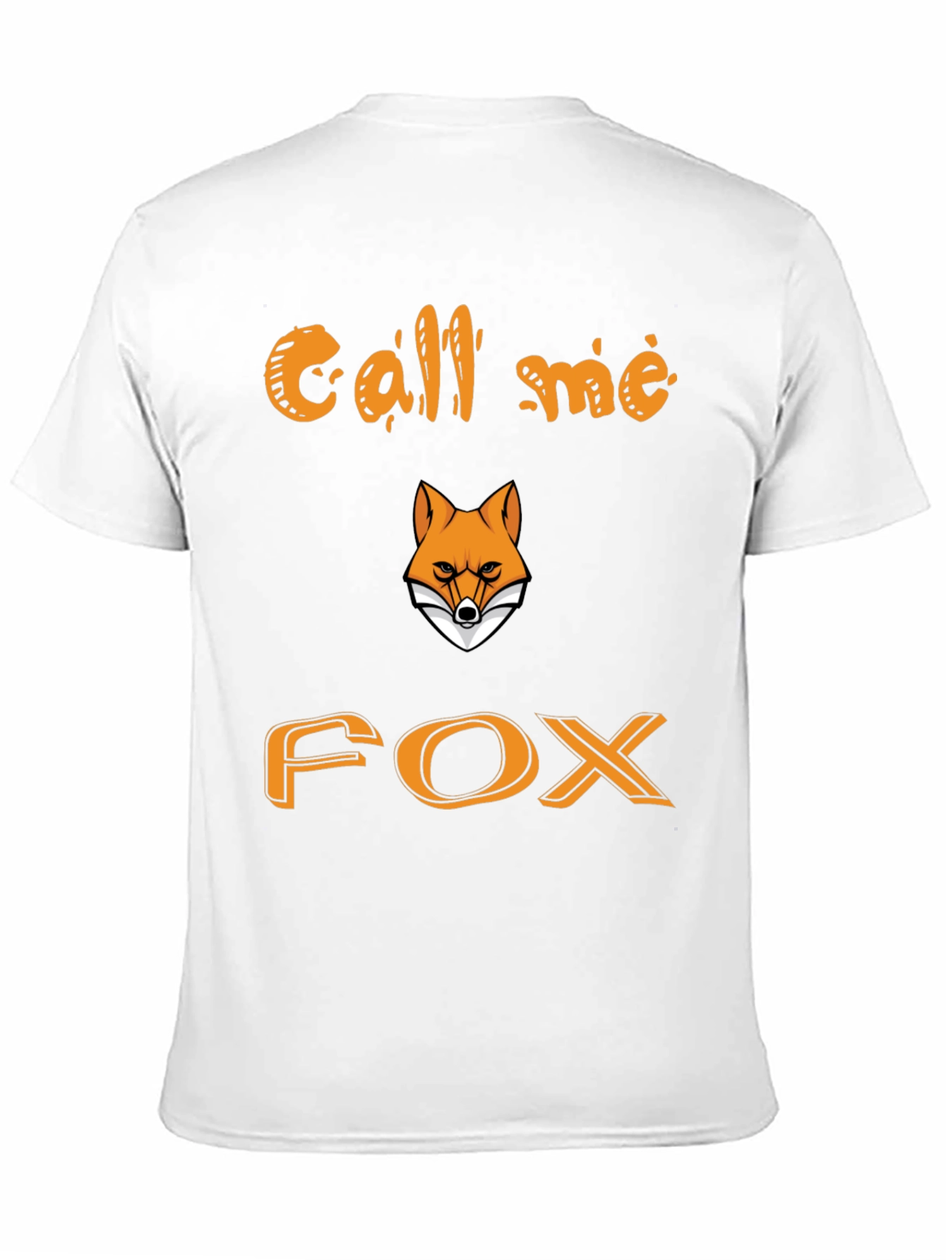 Call Me Fox Graphic Tee - Cool Animal T-Shirt
