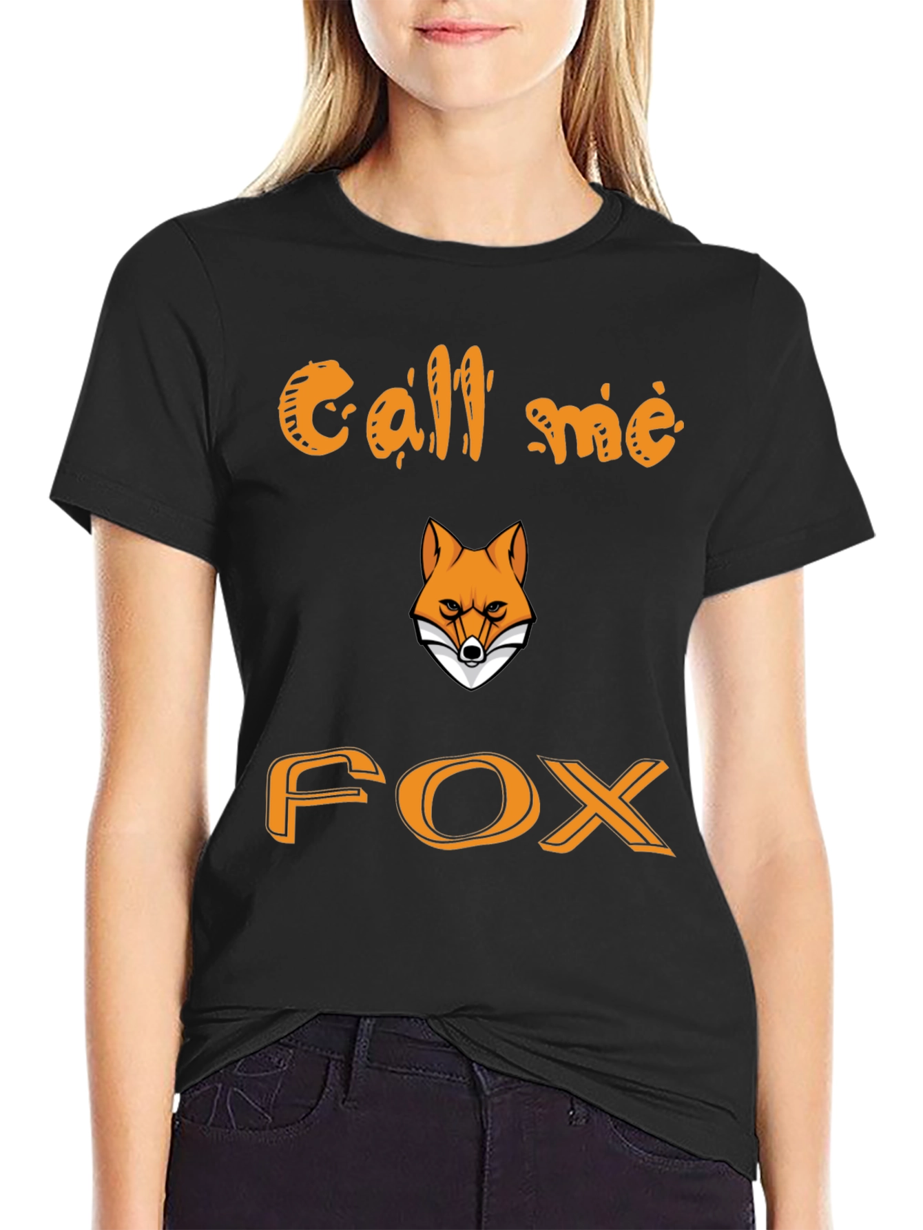 Call Me Fox Graphic Tee - Cool Animal T-Shirt