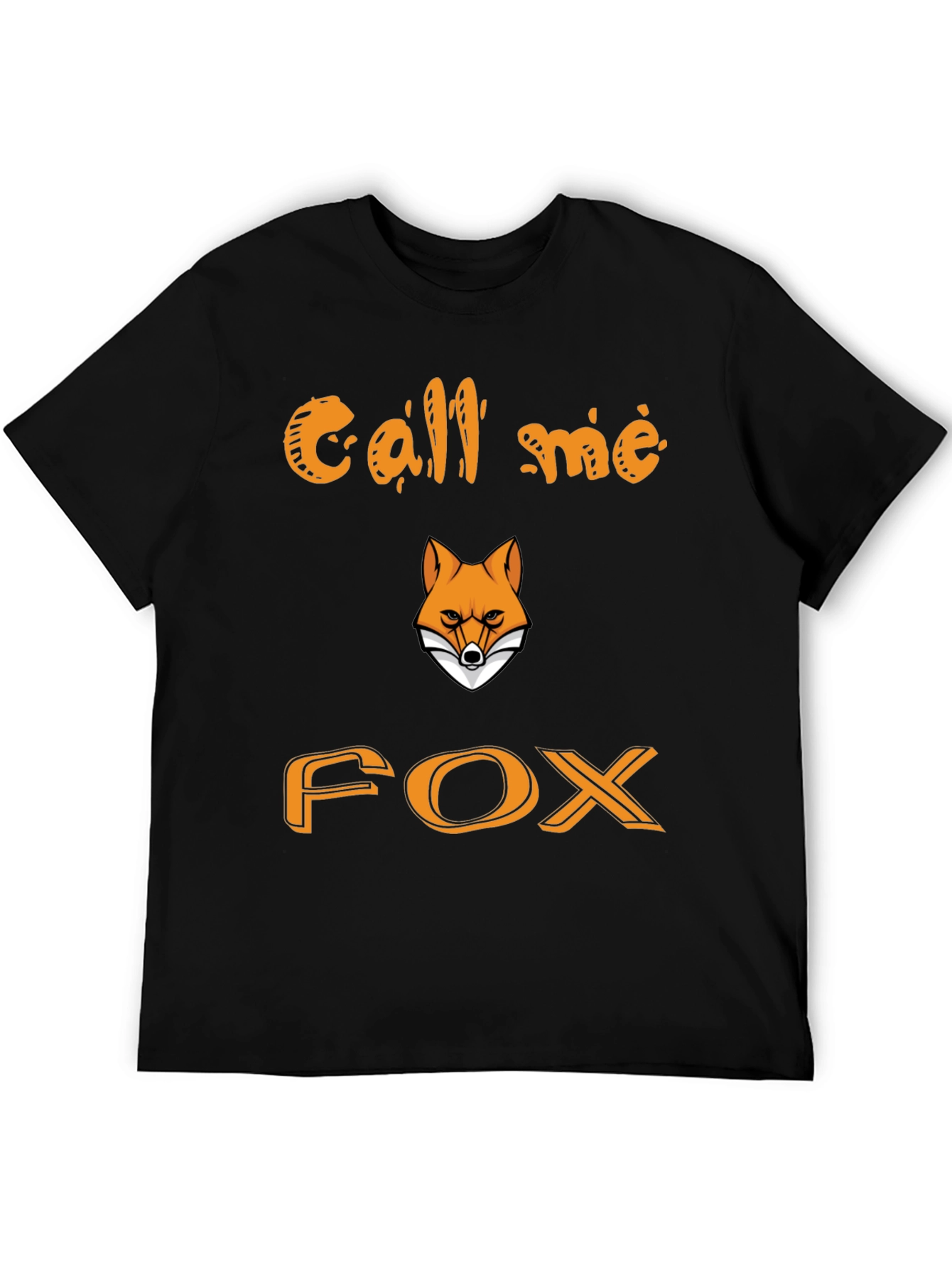Call Me Fox Graphic Tee - Cool Animal T-Shirt