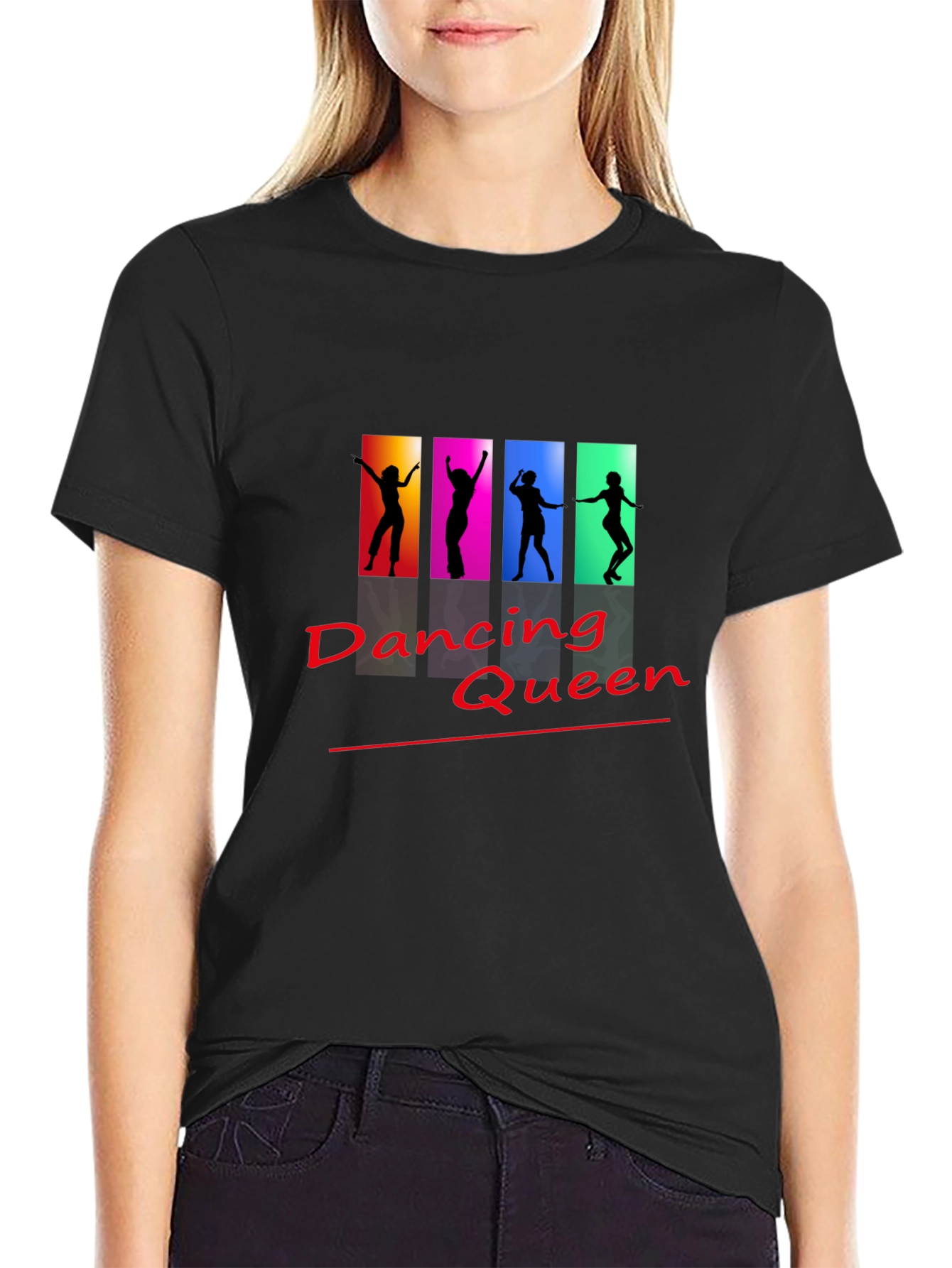 Dancing Queen Black T-Shirt