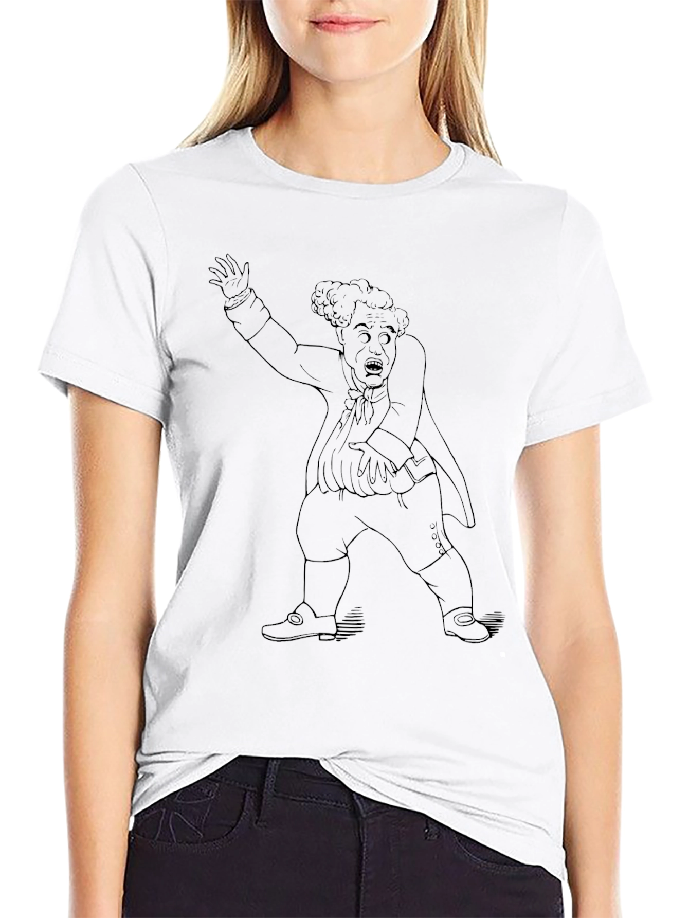 Spooky Gentleman T-Shirt - Black