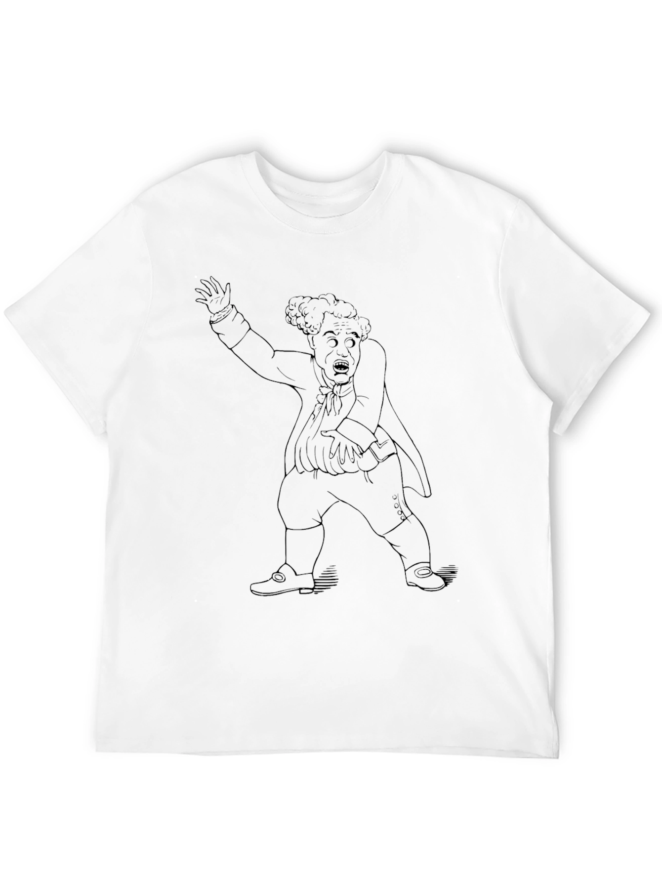 Spooky Gentleman T-Shirt - Black