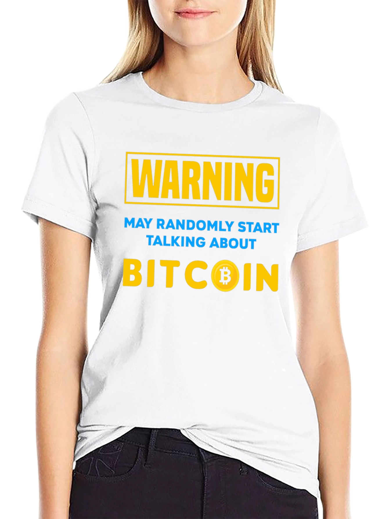 Bitcoin Warning T-Shirt - Crypto Investor Tee