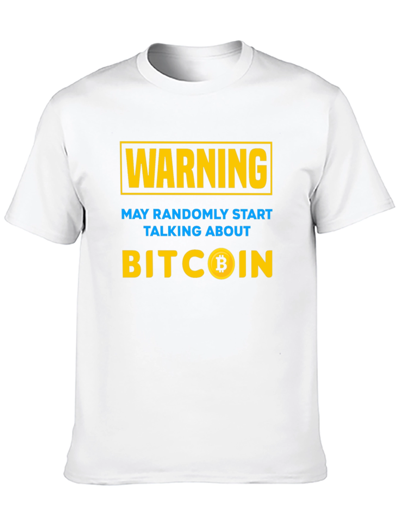 Bitcoin Warning T-Shirt - Crypto Investor Tee