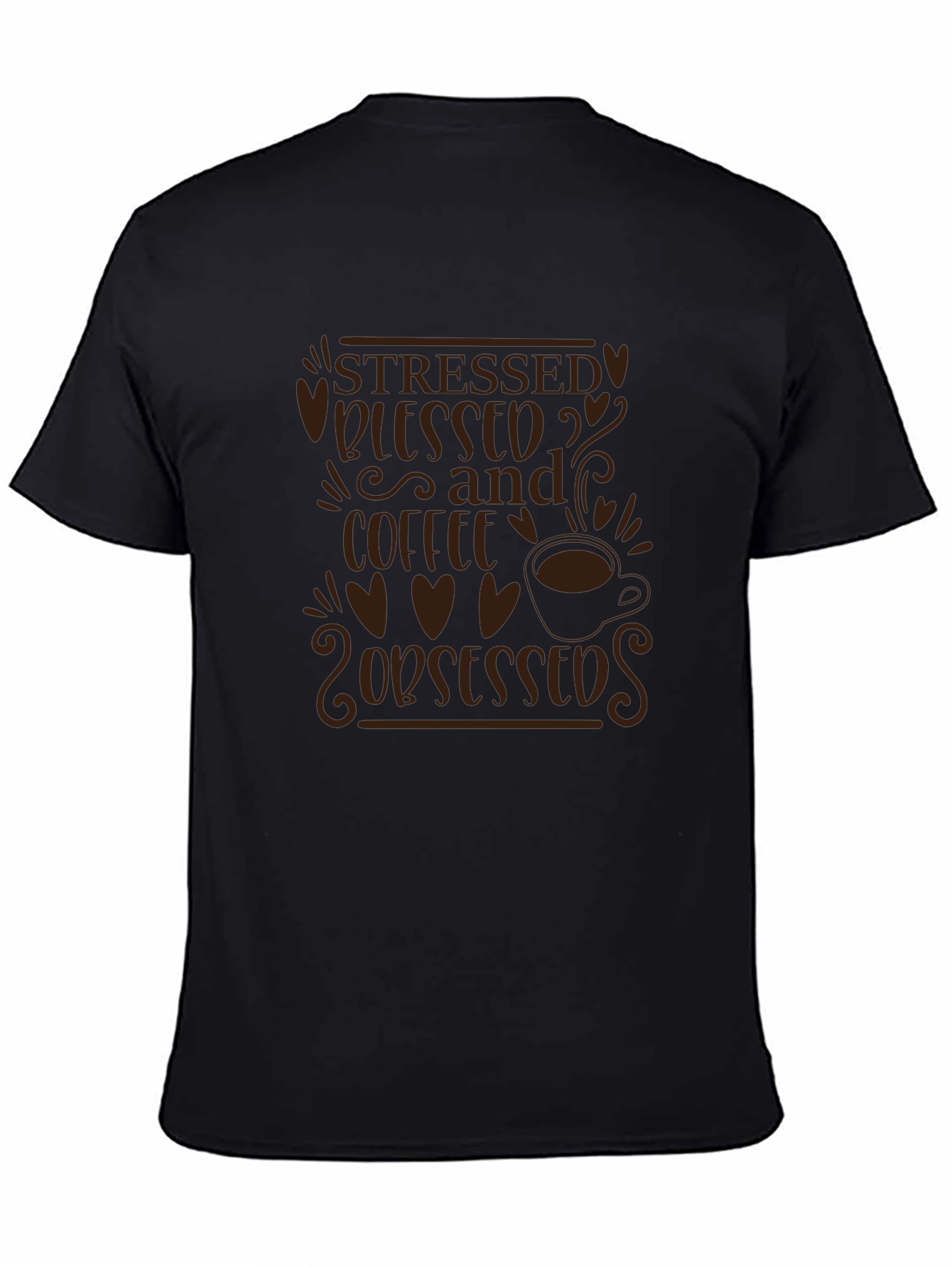 Stressed Blessed and Coffee Obsessed T-Shirt
