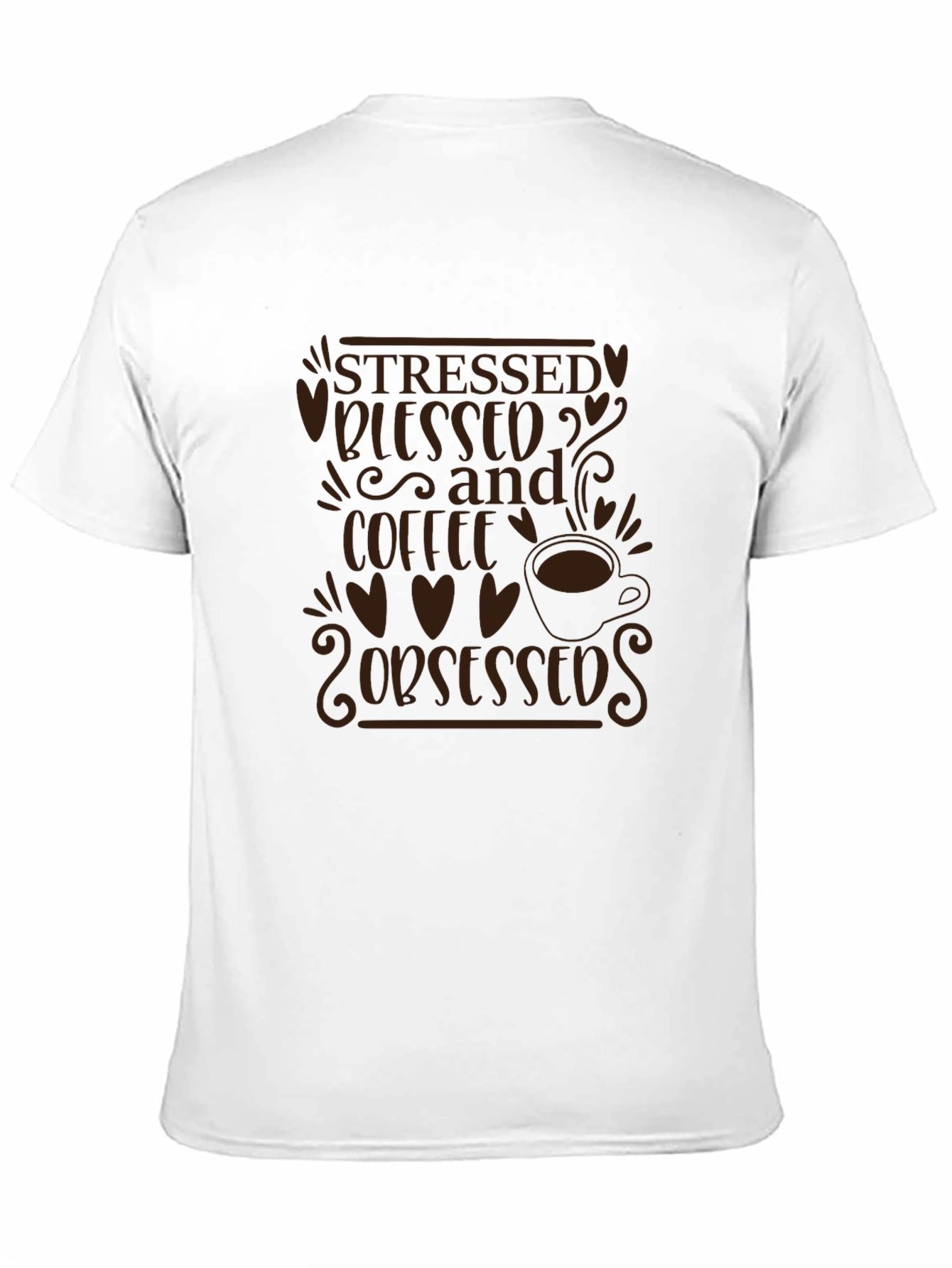 Stressed Blessed and Coffee Obsessed T-Shirt