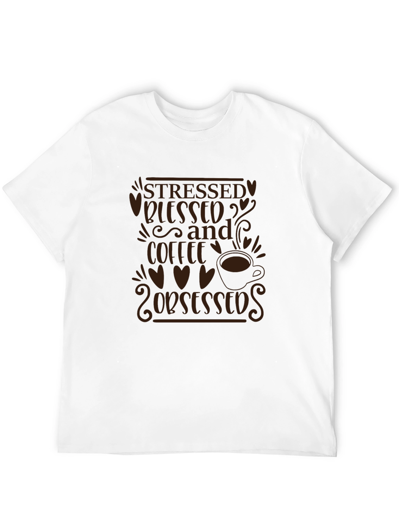 Stressed Blessed and Coffee Obsessed T-Shirt