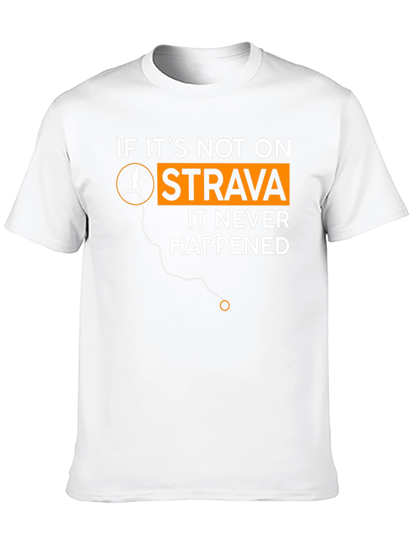 Strava Running Black Graphic Tee Shirt