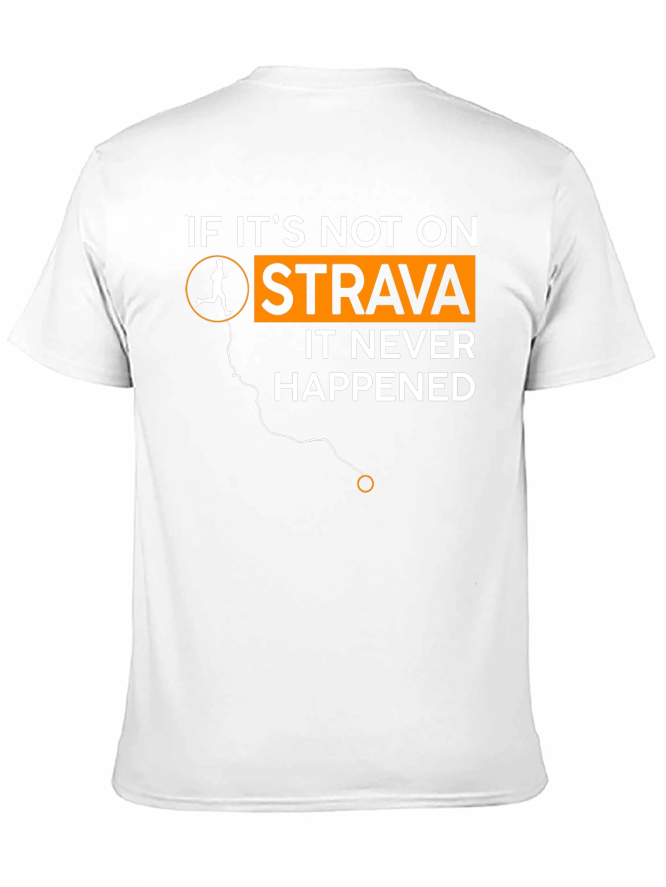 Strava Running Black Graphic Tee Shirt