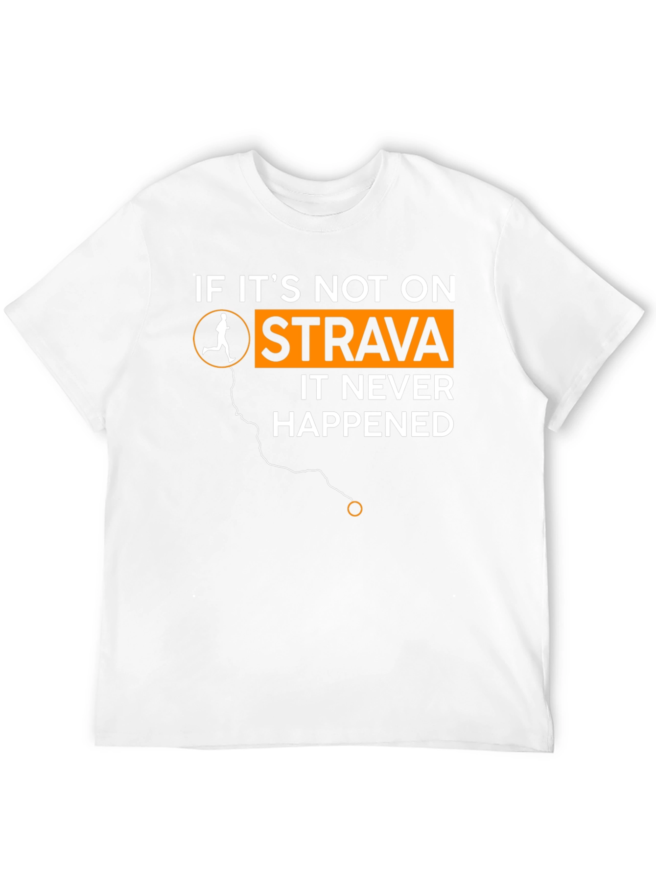 Strava Running Black Graphic Tee Shirt