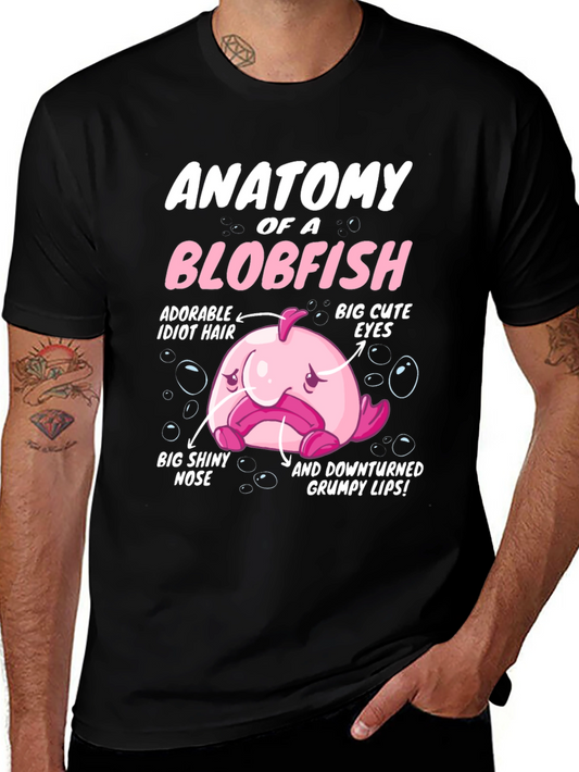 Anatomy of a Blobfish Graphic T-Shirt