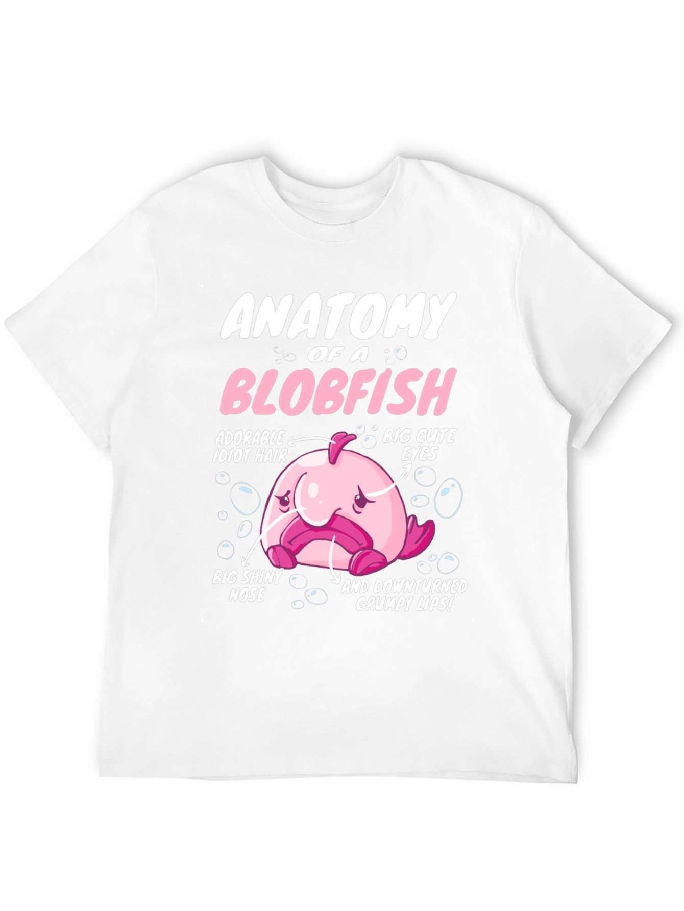 Anatomy of a Blobfish Graphic T-Shirt