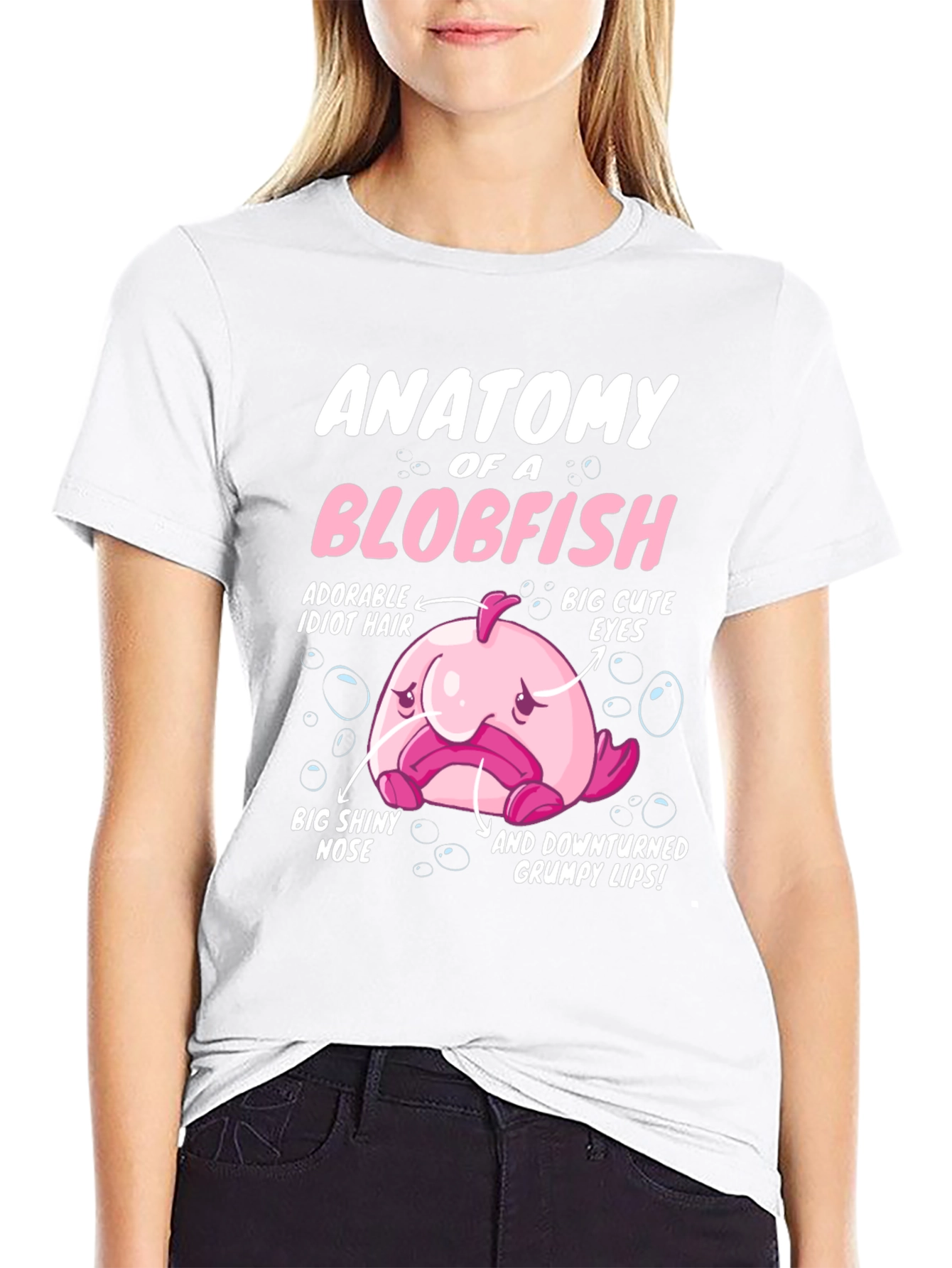 Anatomy of a Blobfish Graphic T-Shirt