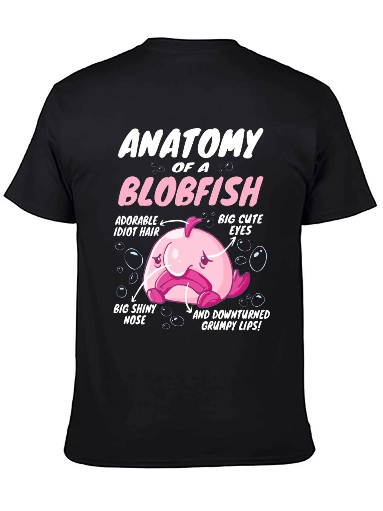 Anatomy of a Blobfish Graphic T-Shirt