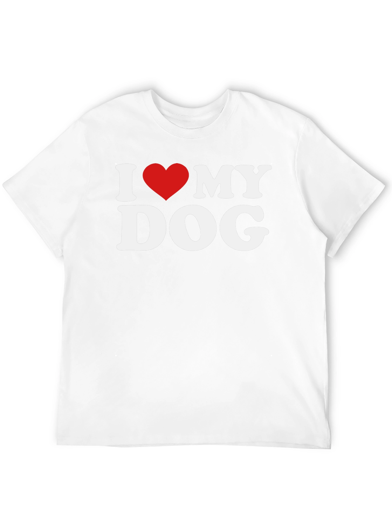 I Love My Dog Graphic T-Shirt
