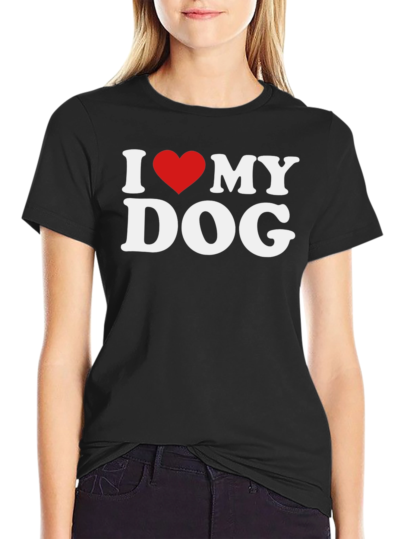 I Love My Dog Graphic T-Shirt