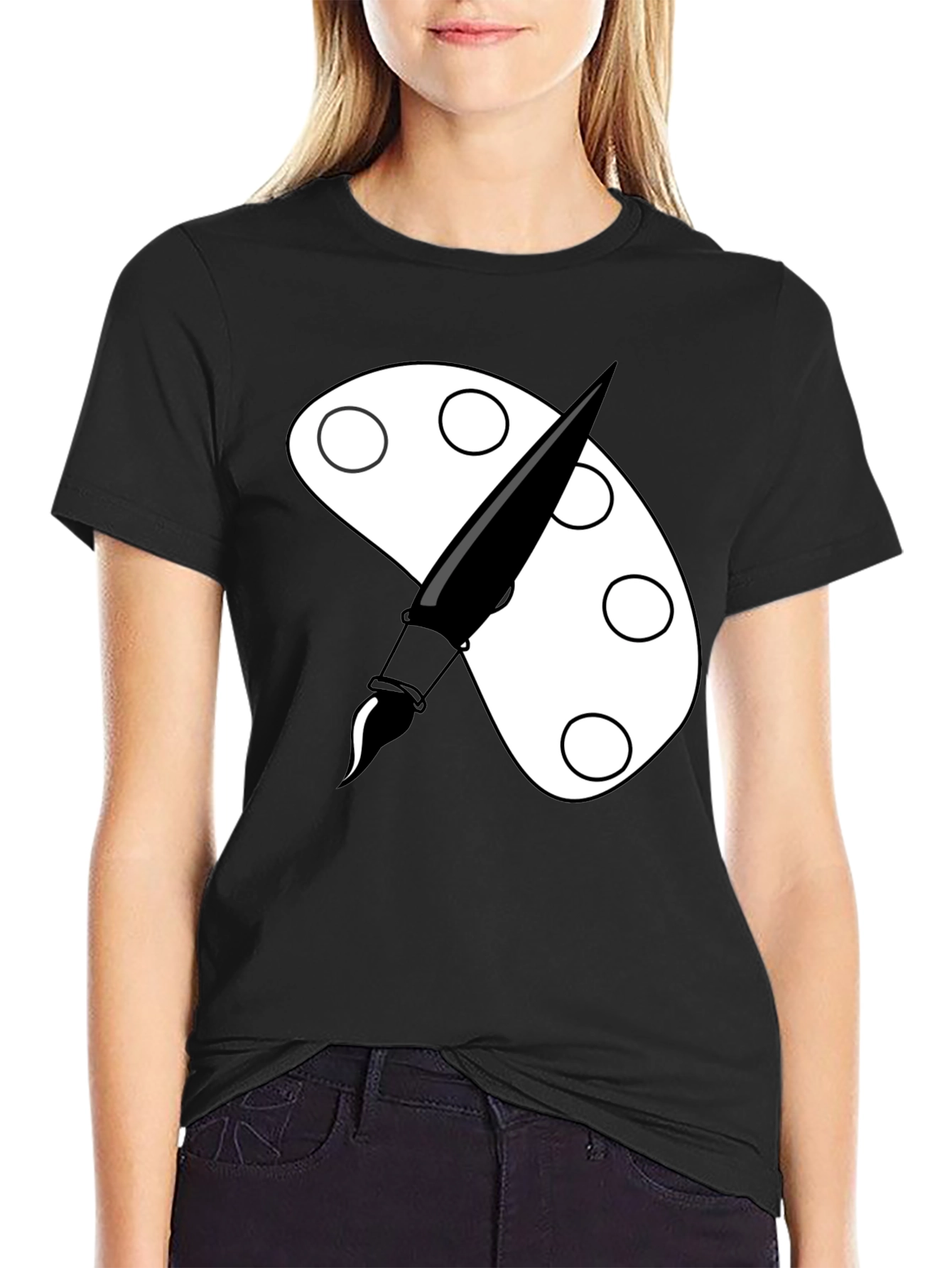 Artist Palette T-Shirt - Creative & Stylish