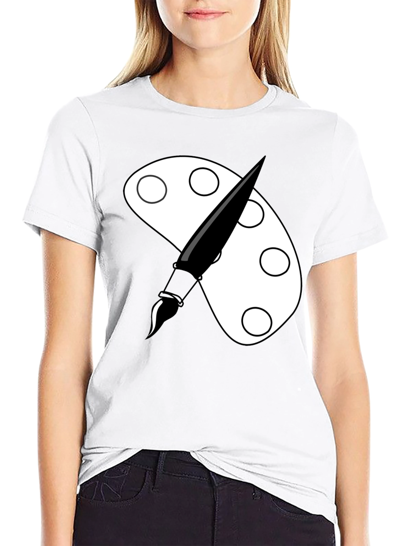 Artist Palette T-Shirt - Creative & Stylish
