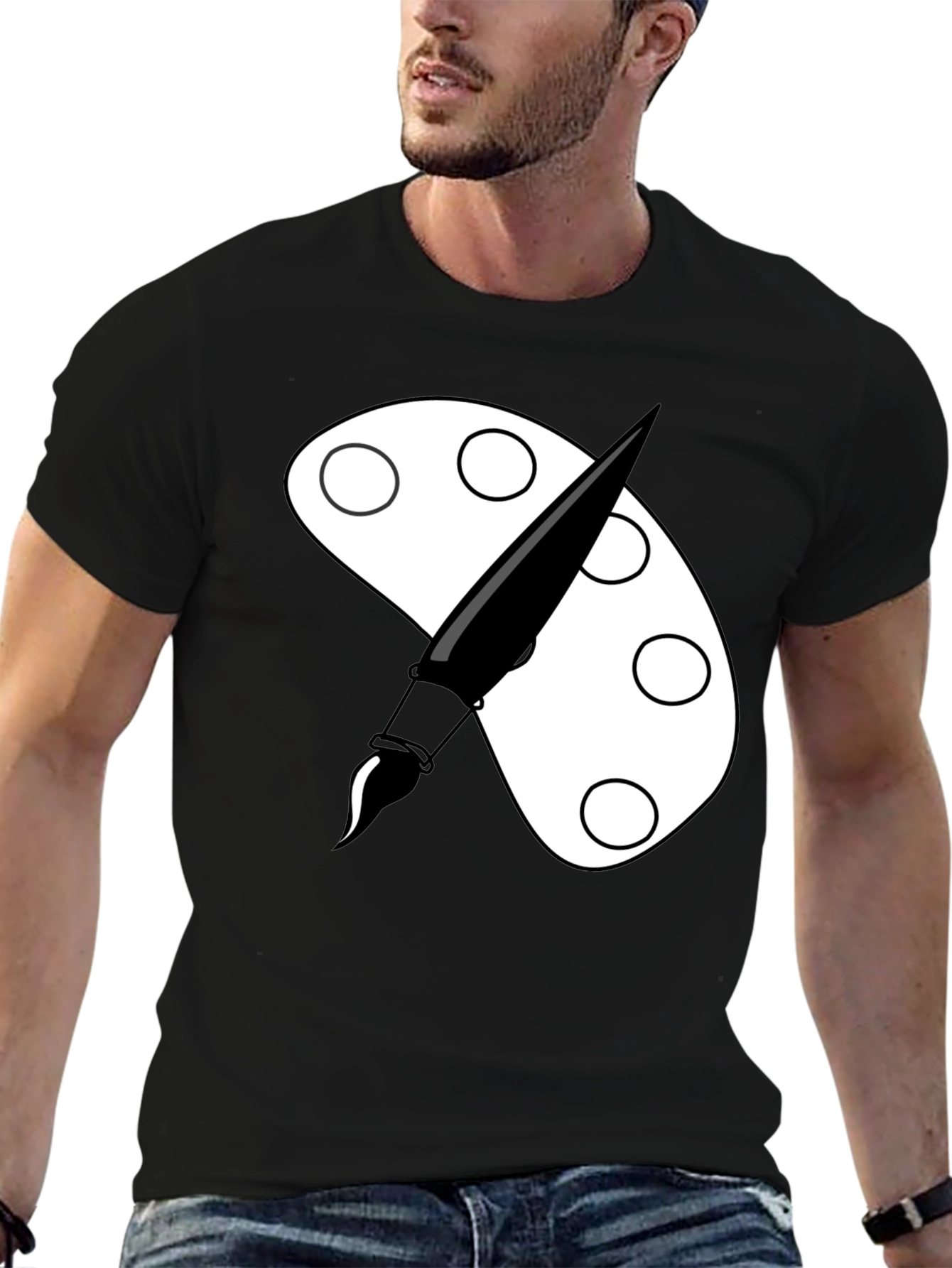 Artist Palette T-Shirt - Creative & Stylish