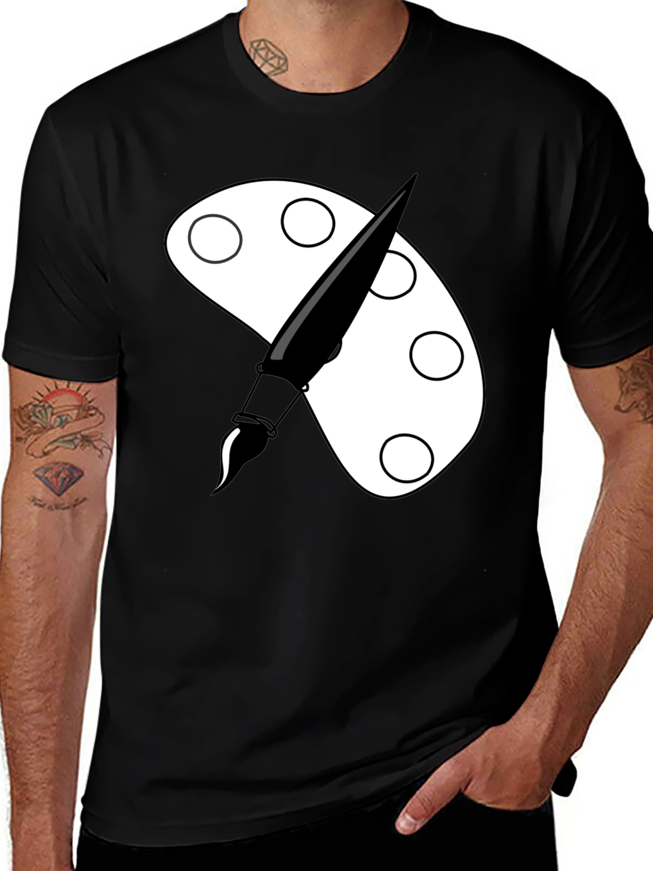 Artist Palette T-Shirt - Creative & Stylish