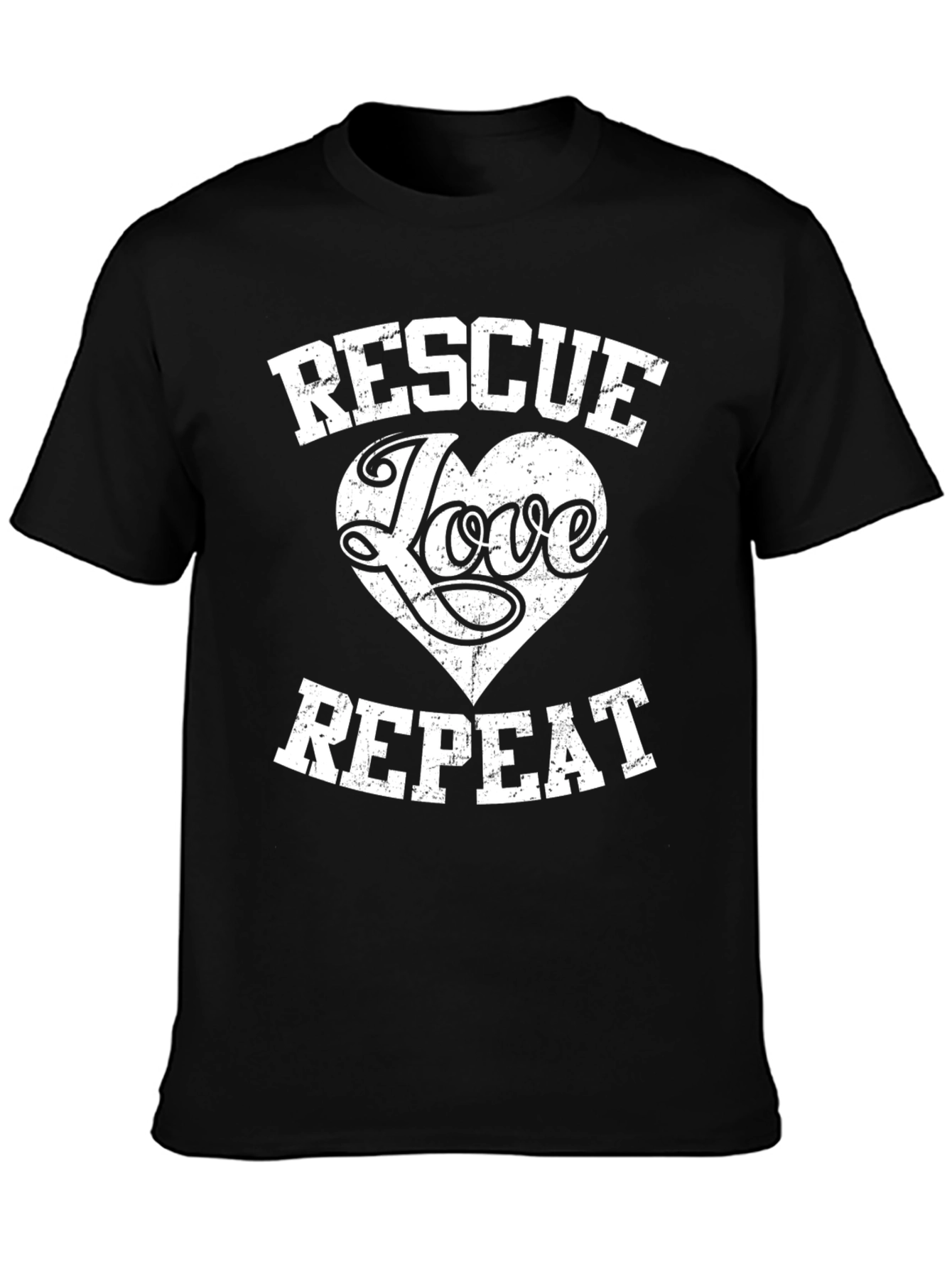 Rescue Love Repeat Graphic T-Shirt
