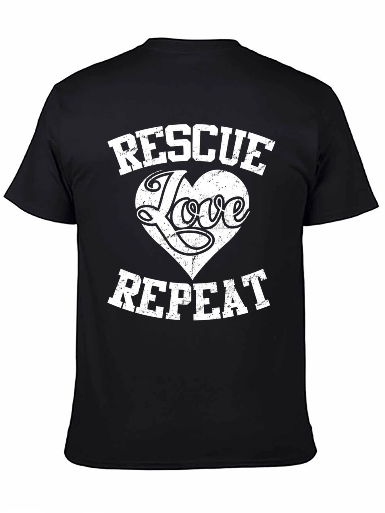 Rescue Love Repeat Graphic T-Shirt