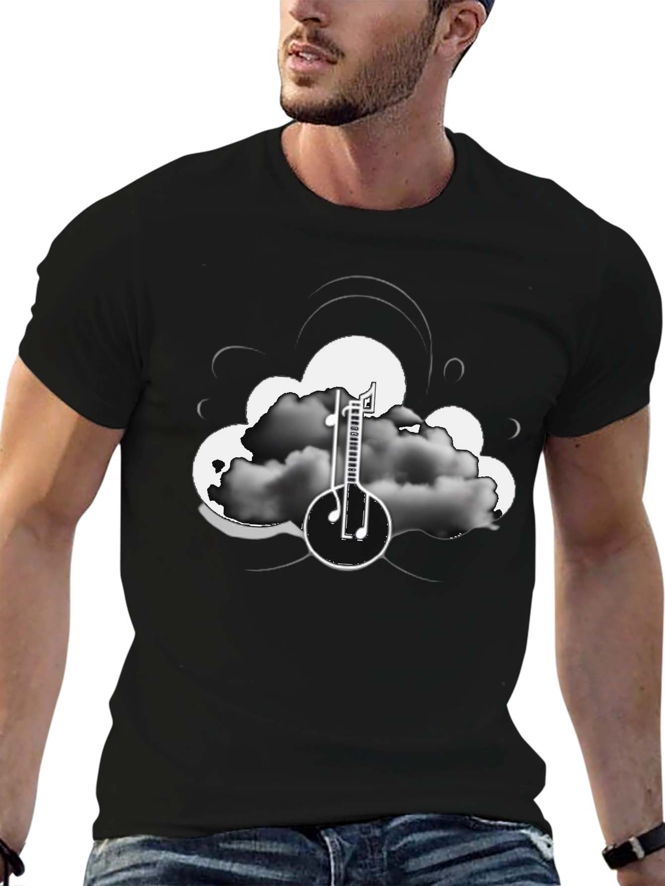 Cloud Banjo T-Shirt - Black