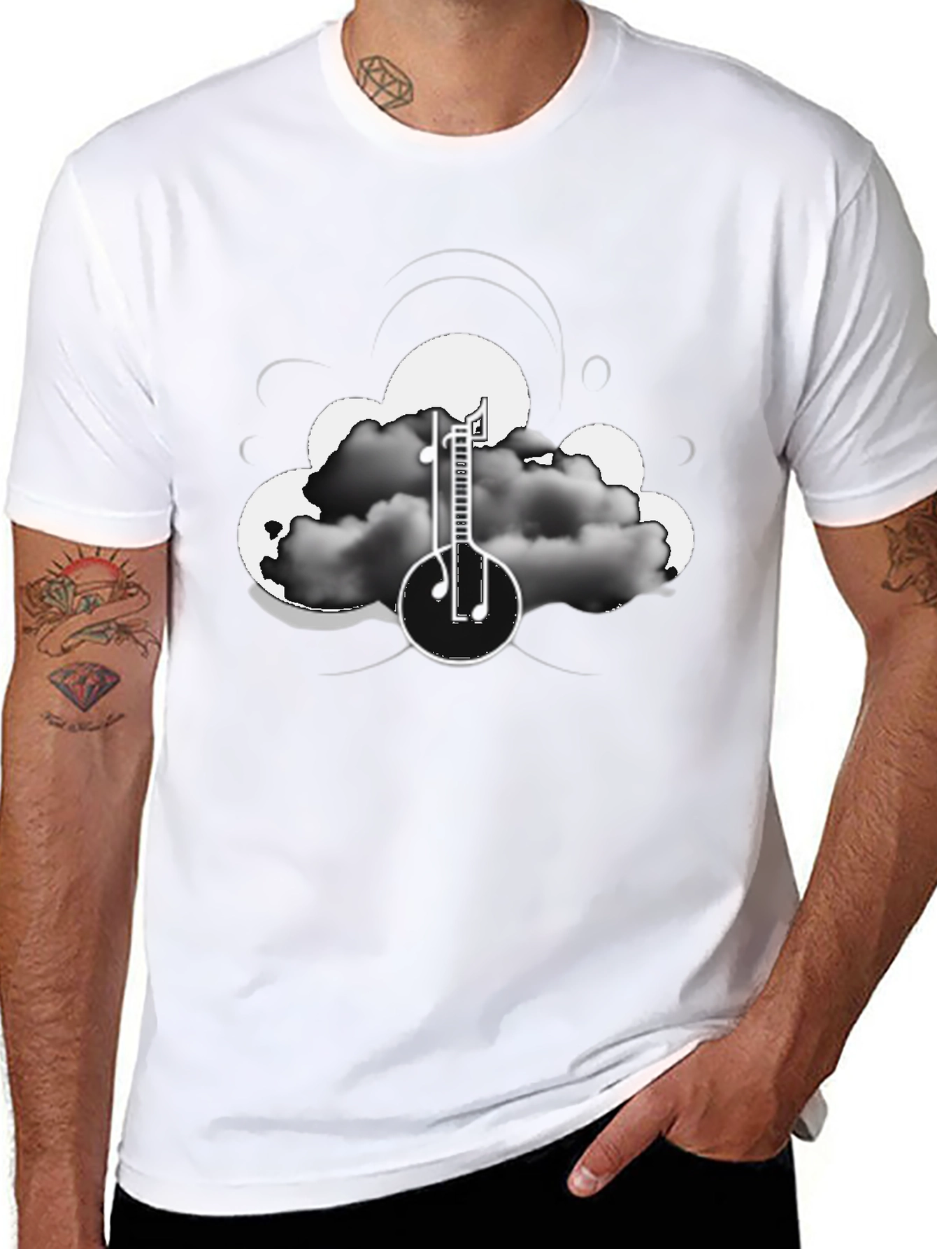 Cloud Banjo T-Shirt - Black