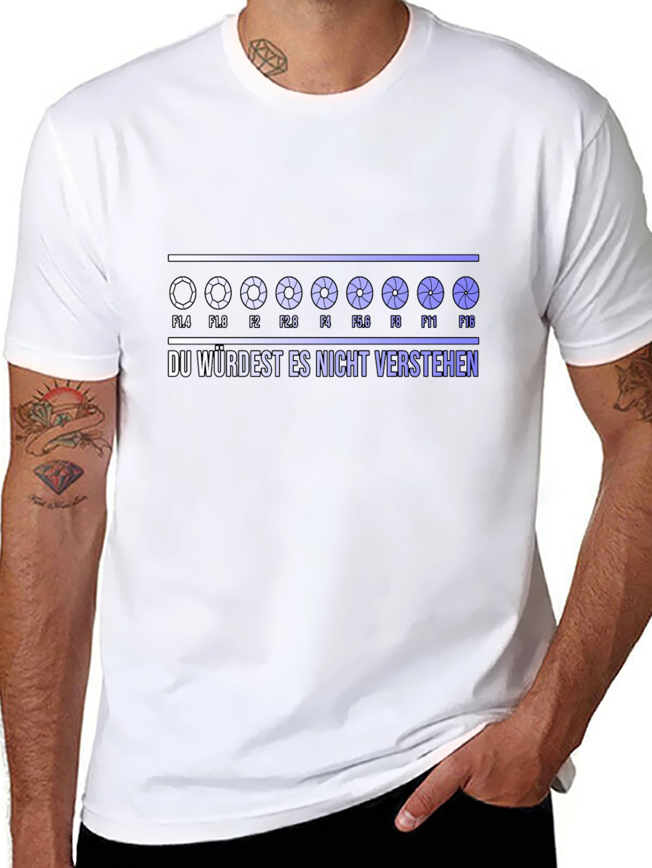 Aperture Humor Graphic T-Shirt