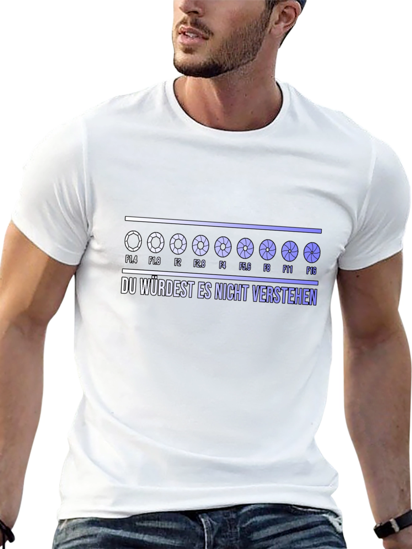 Aperture Humor Graphic T-Shirt