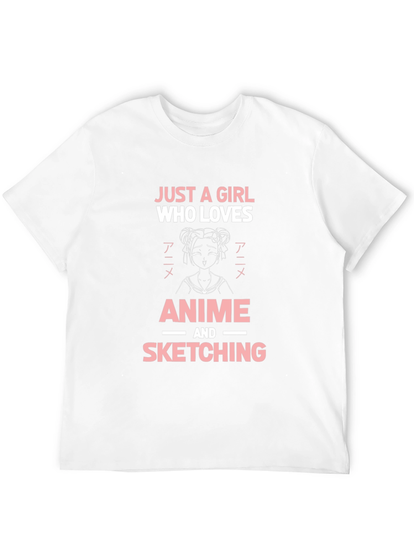 Anime & Sketching Girls Graphic Tee