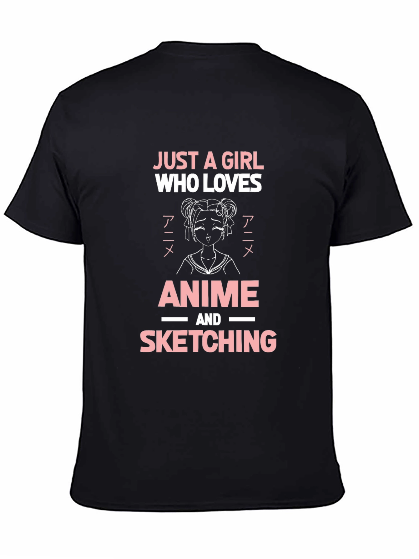 Anime & Sketching Girls Graphic Tee