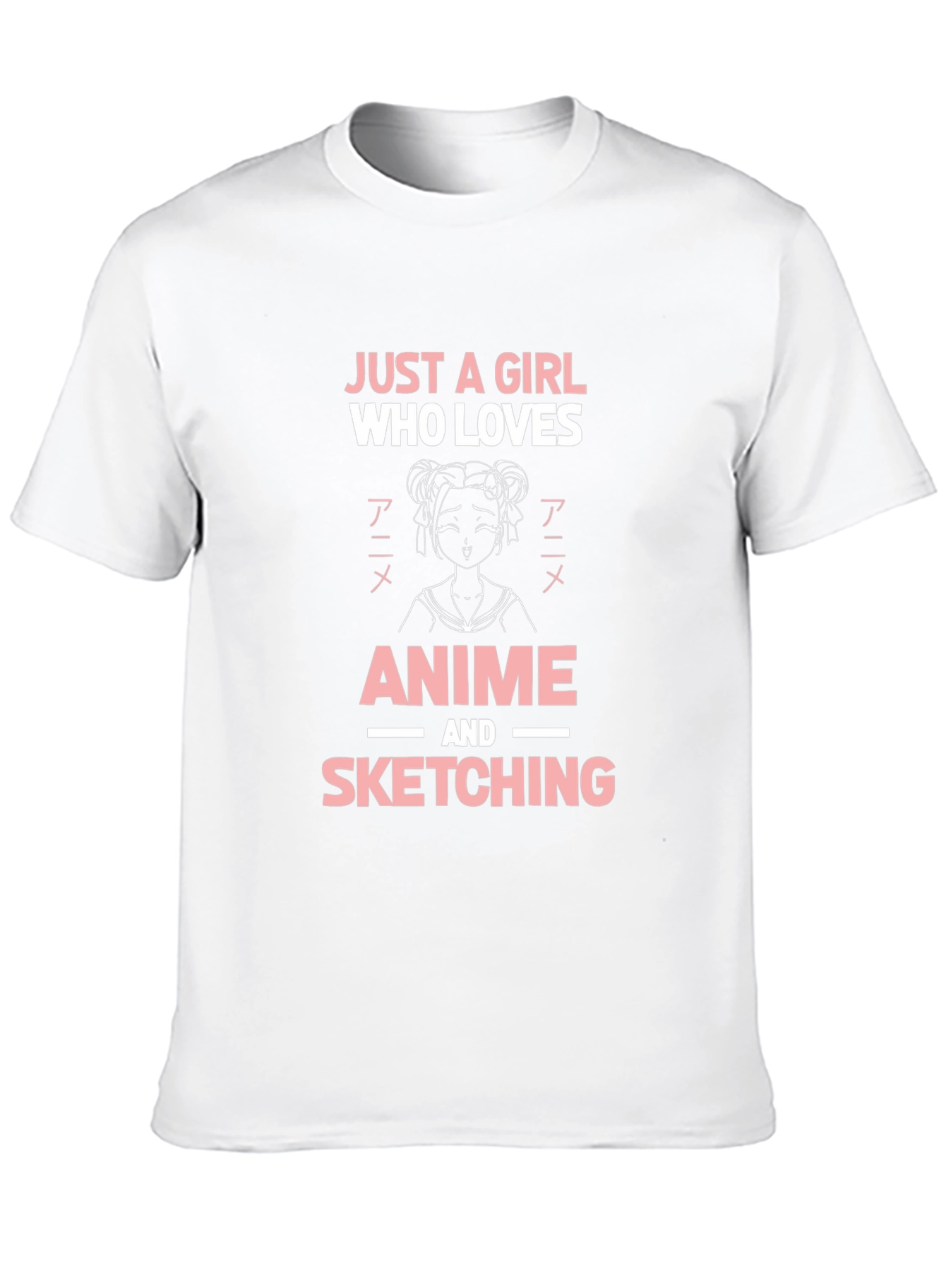 Anime & Sketching Girls Graphic Tee