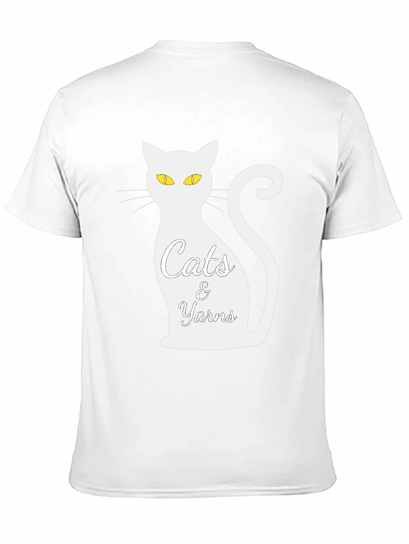 Cats & Yarns Graphic Tee - Black