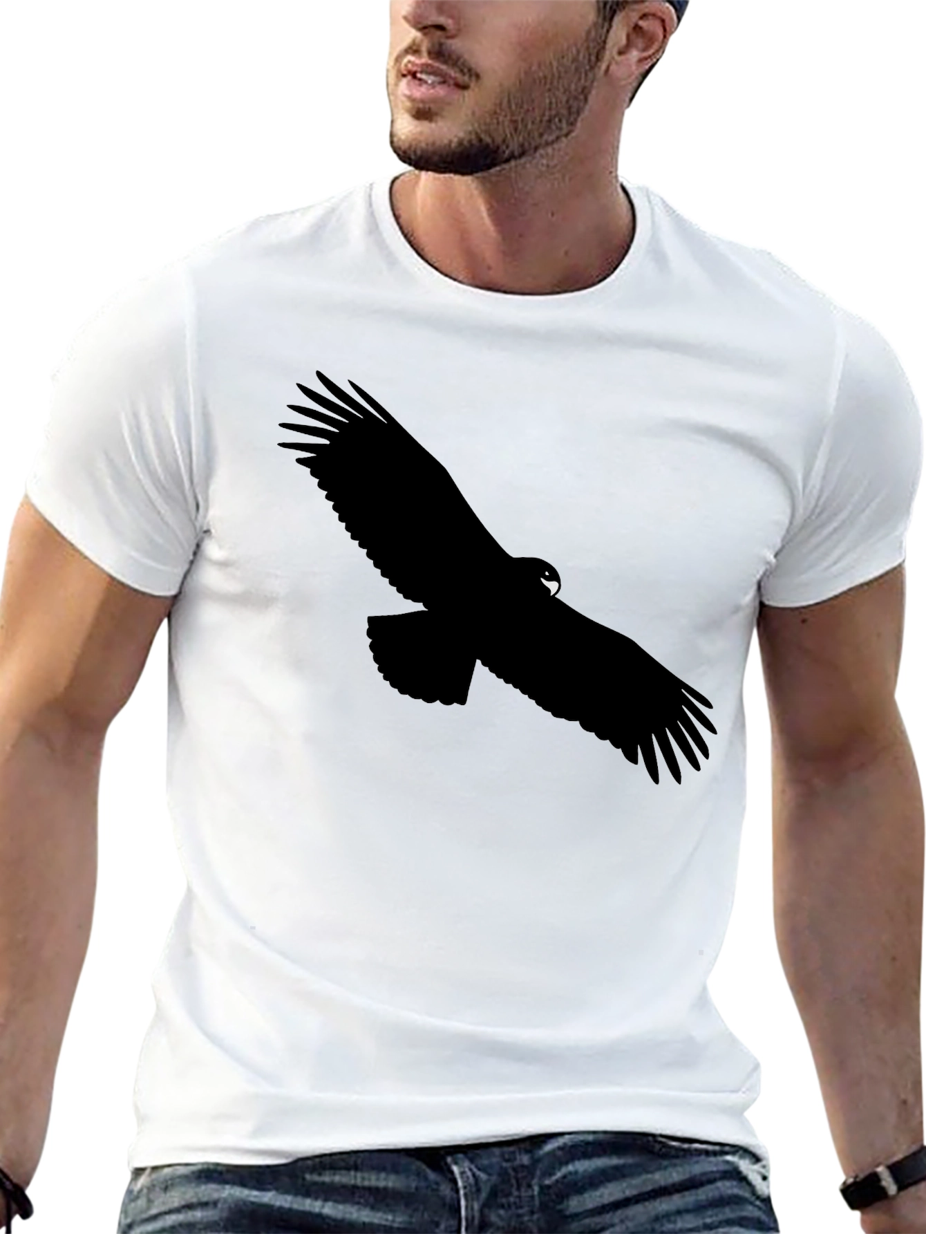 Black Eagle Graphic Tee - Mens Short Sleeve