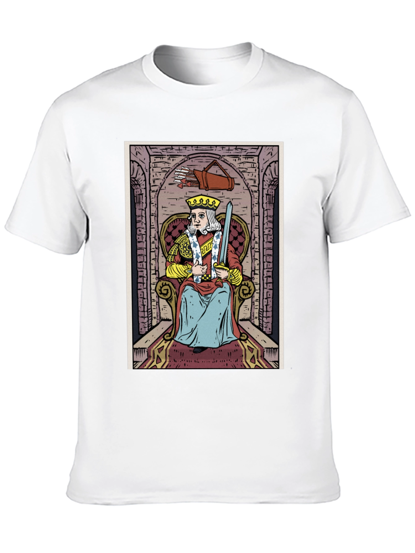 King of Swords Tarot Card T-Shirt
