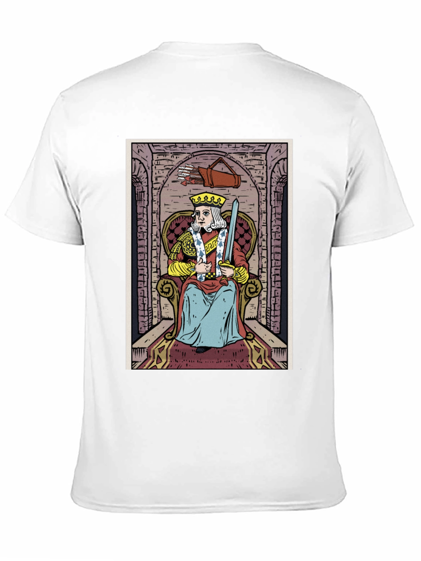 King of Swords Tarot Card T-Shirt