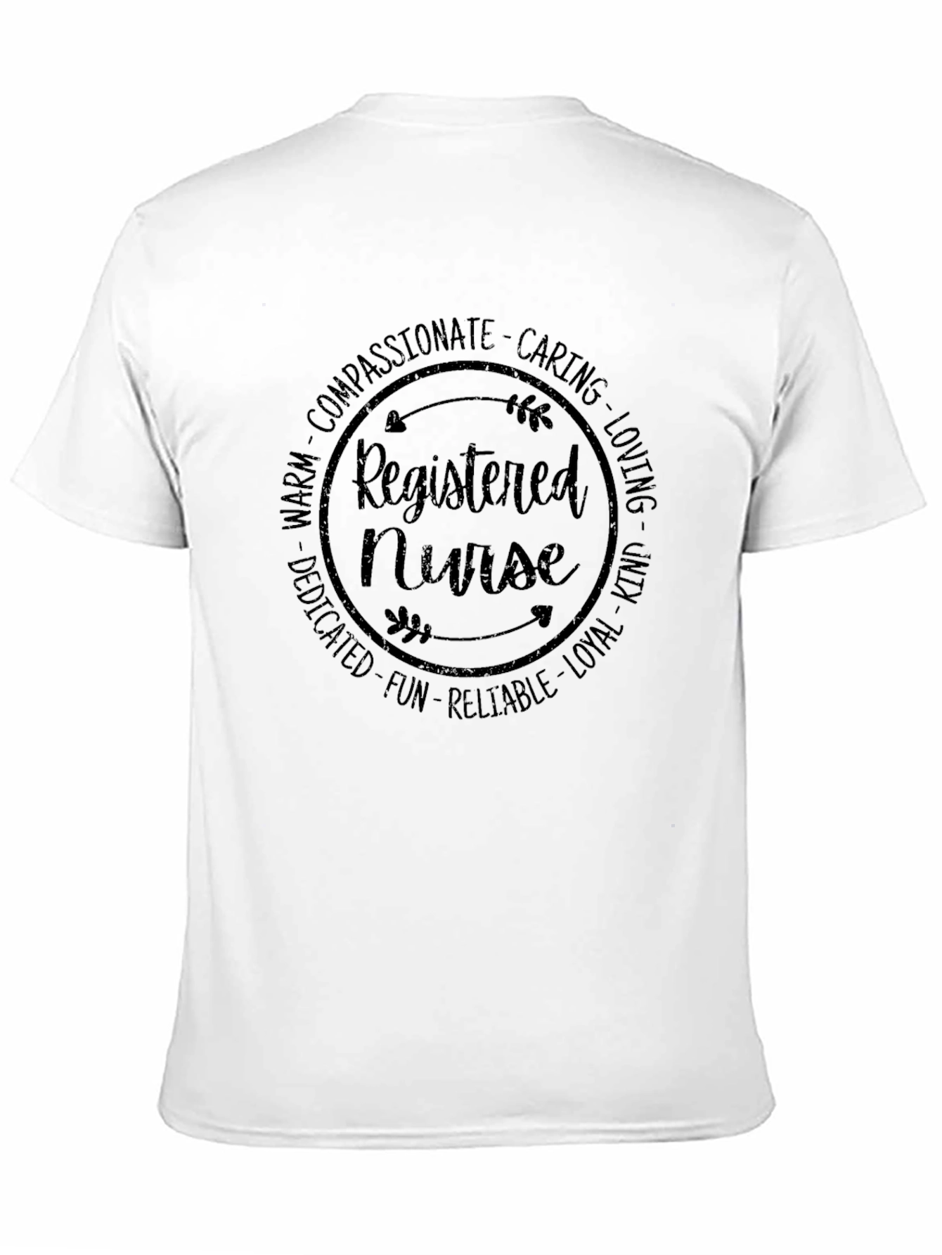 Registered Nurse Compassionate Caring Graphic Tee