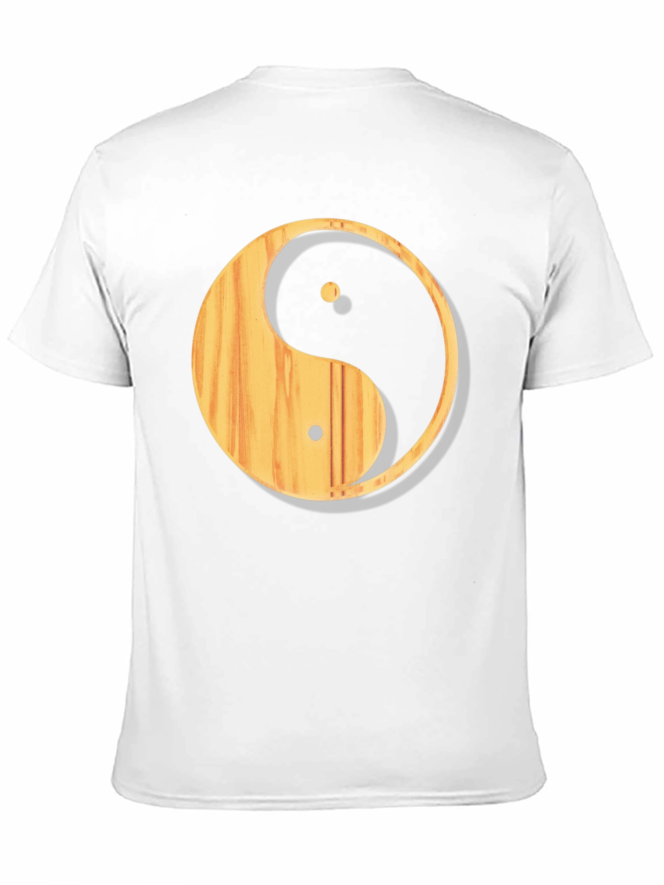 Yin Yang Wood Grain T-Shirt - Casual Comfort