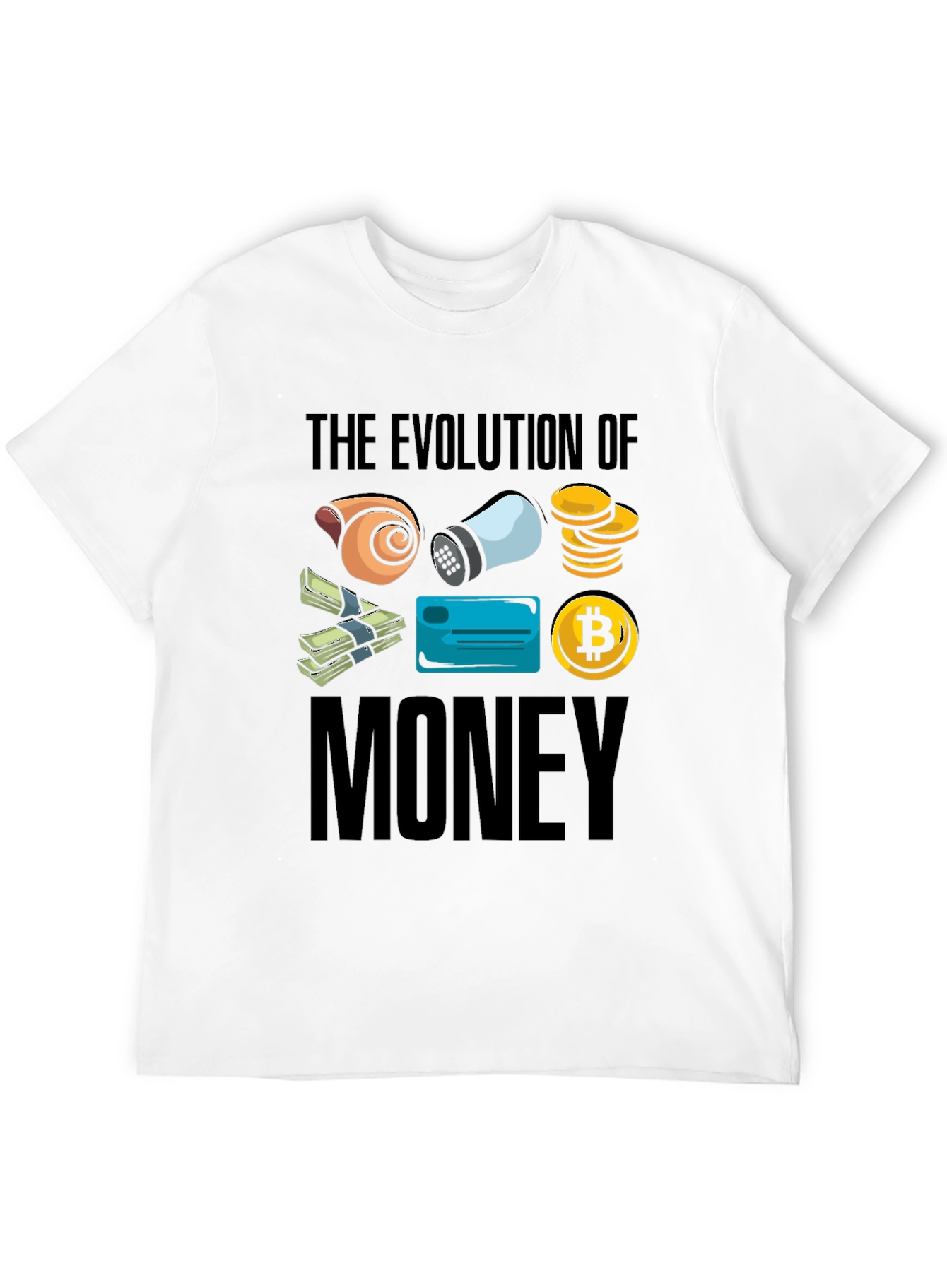 Evolution of Money Graphic T-Shirt