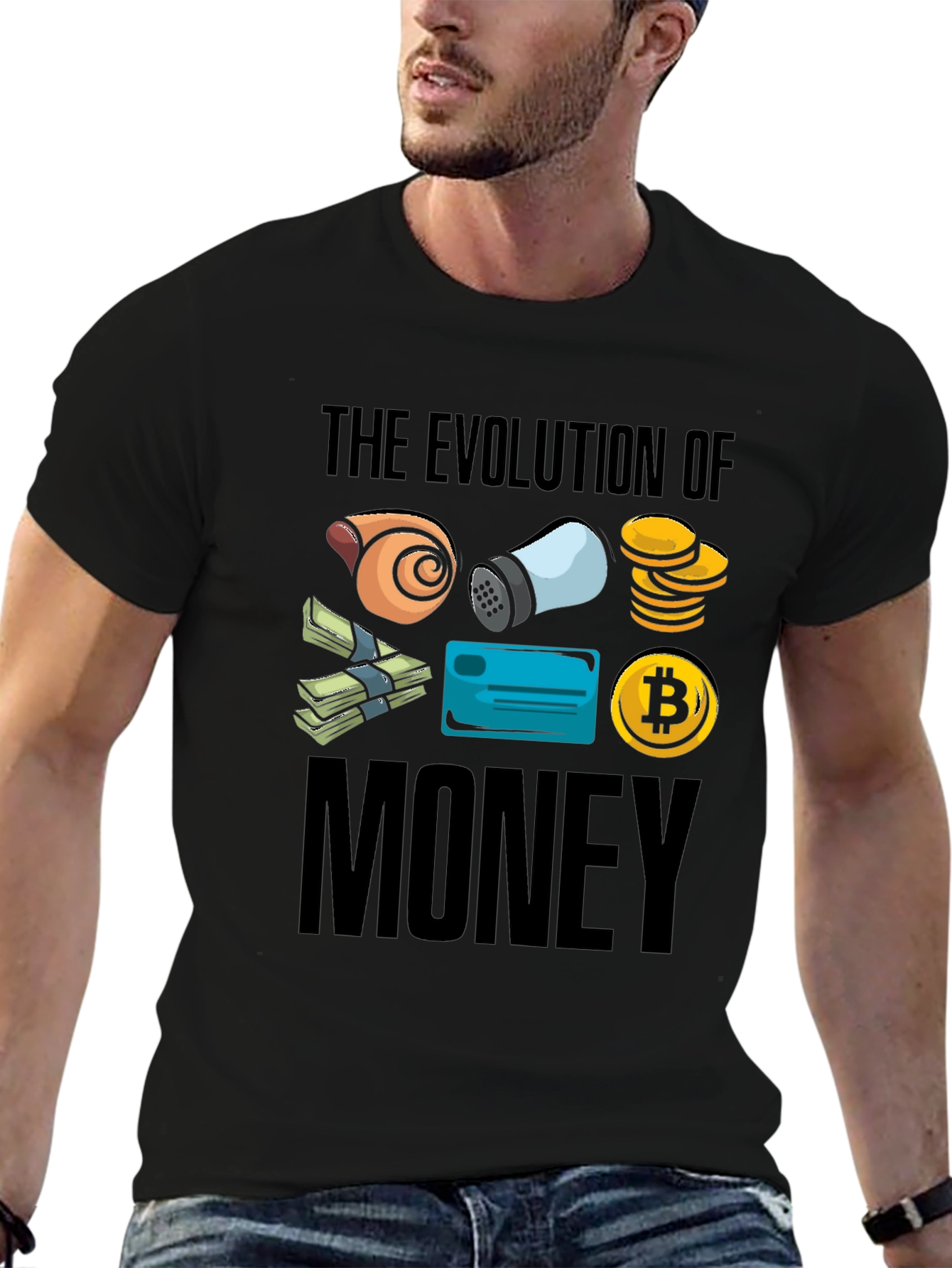 Evolution of Money Graphic T-Shirt