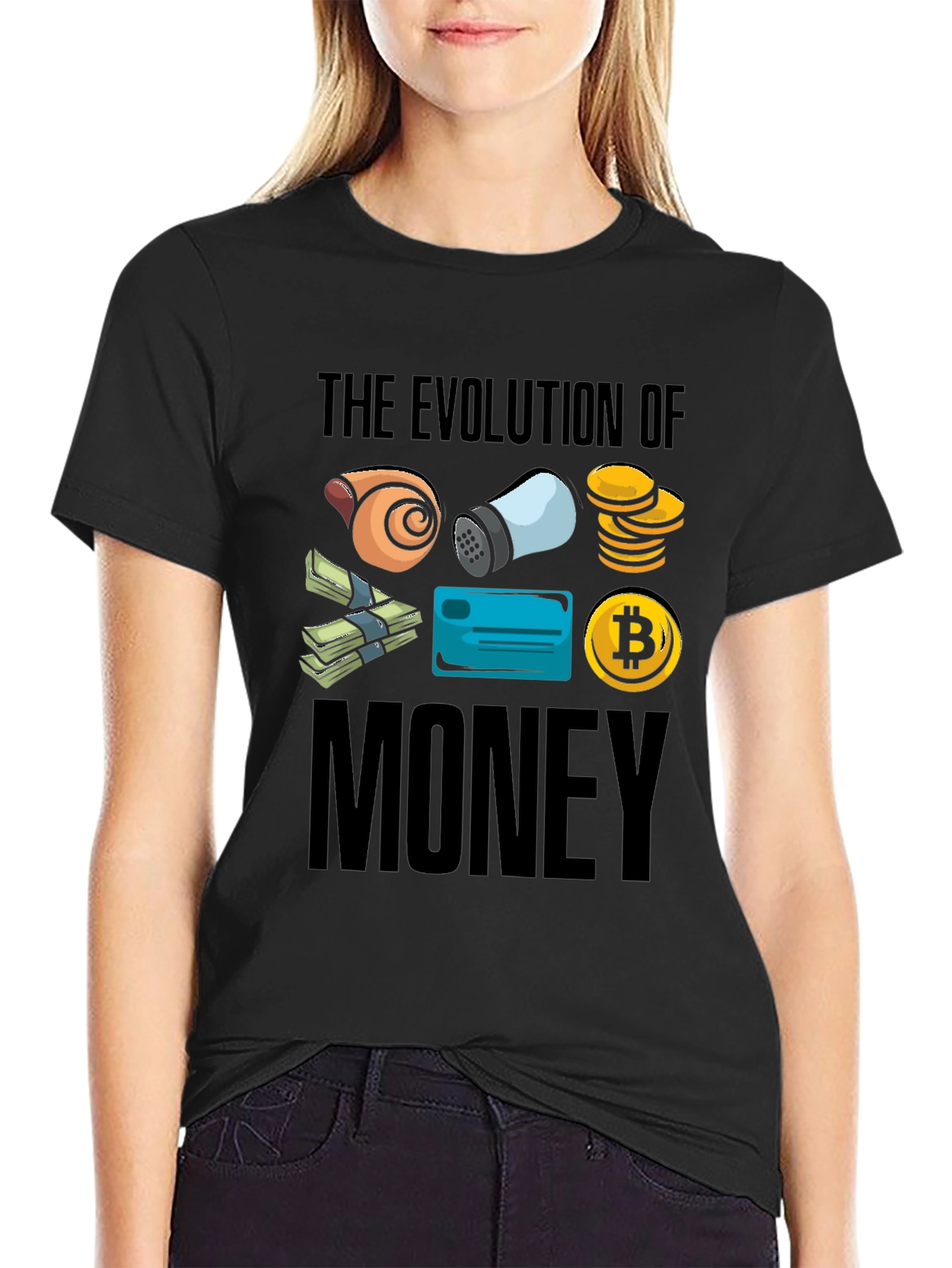 Evolution of Money Graphic T-Shirt