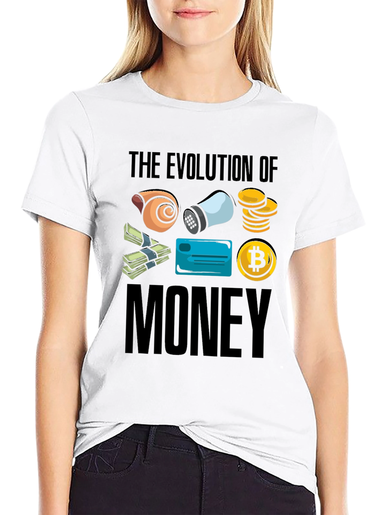 Evolution of Money Graphic T-Shirt