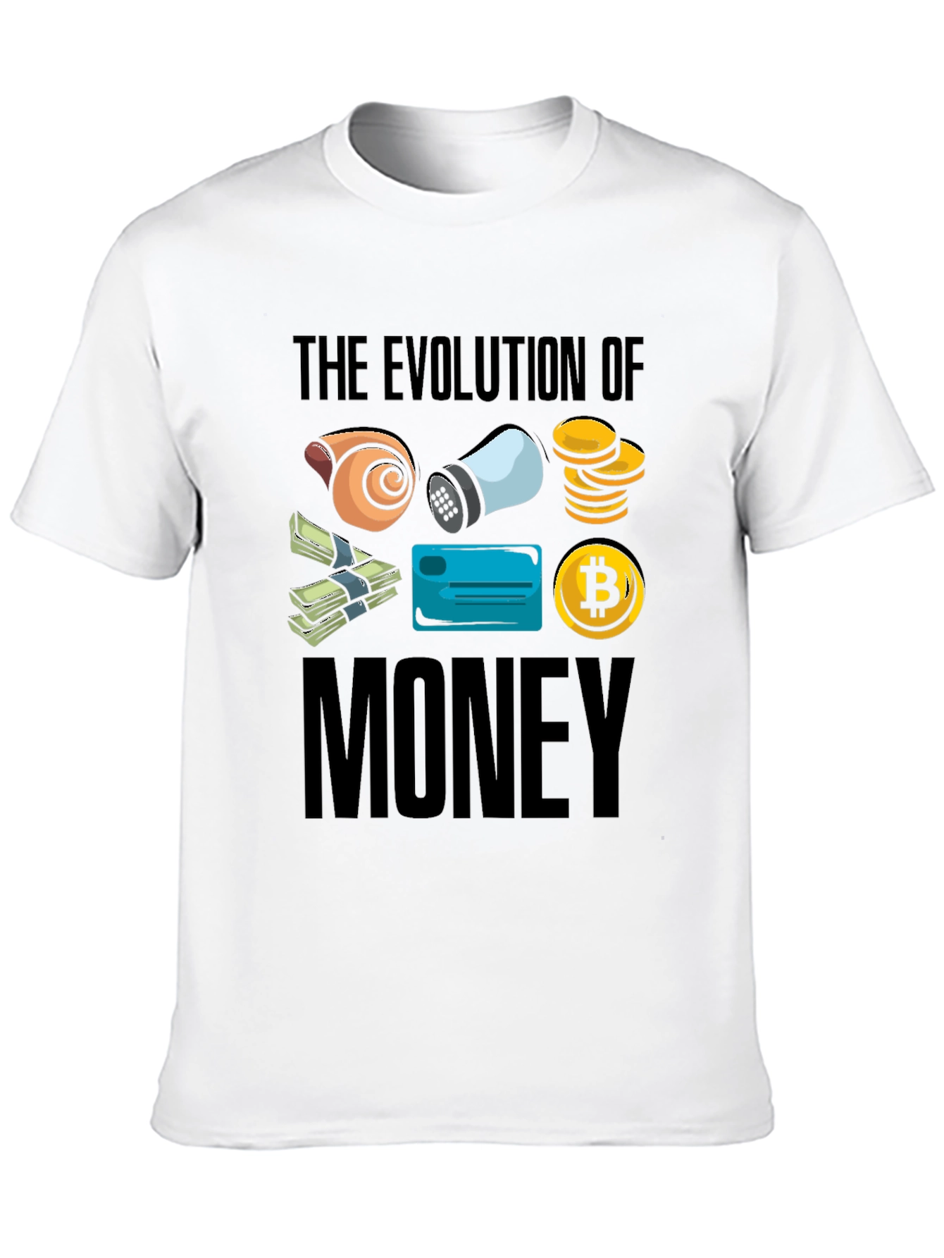 Evolution of Money Graphic T-Shirt