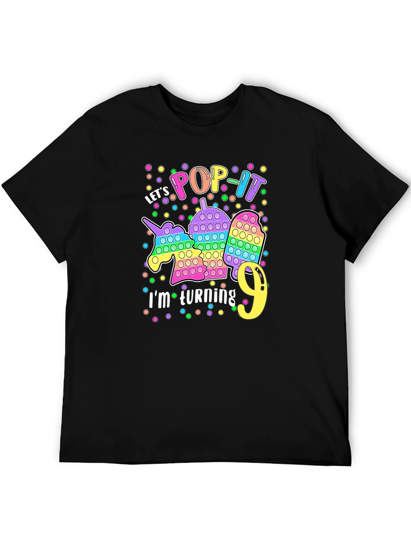 Lets Pop It Im Turning 9 T-Shirt