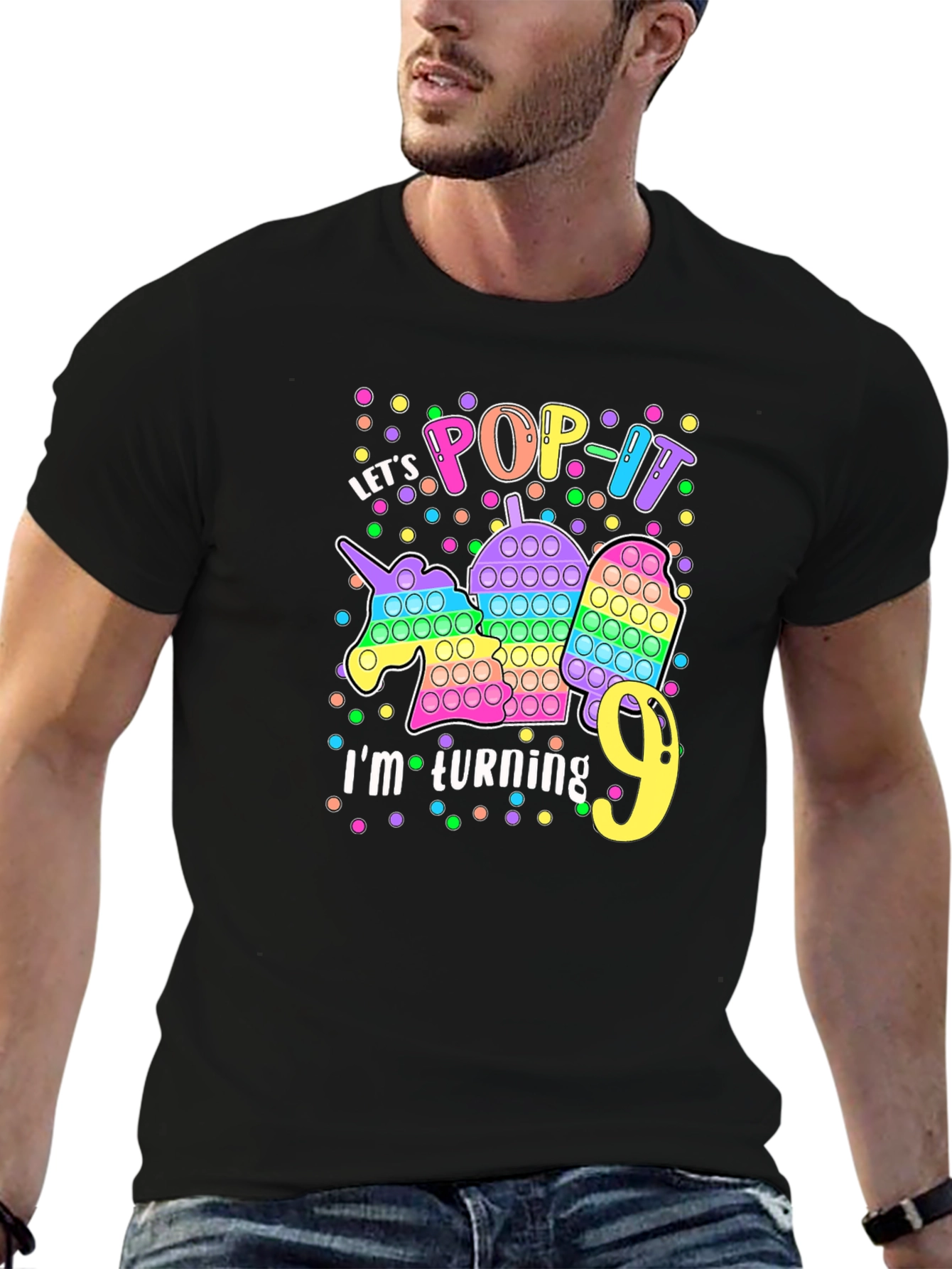 Lets Pop It Im Turning 9 T-Shirt