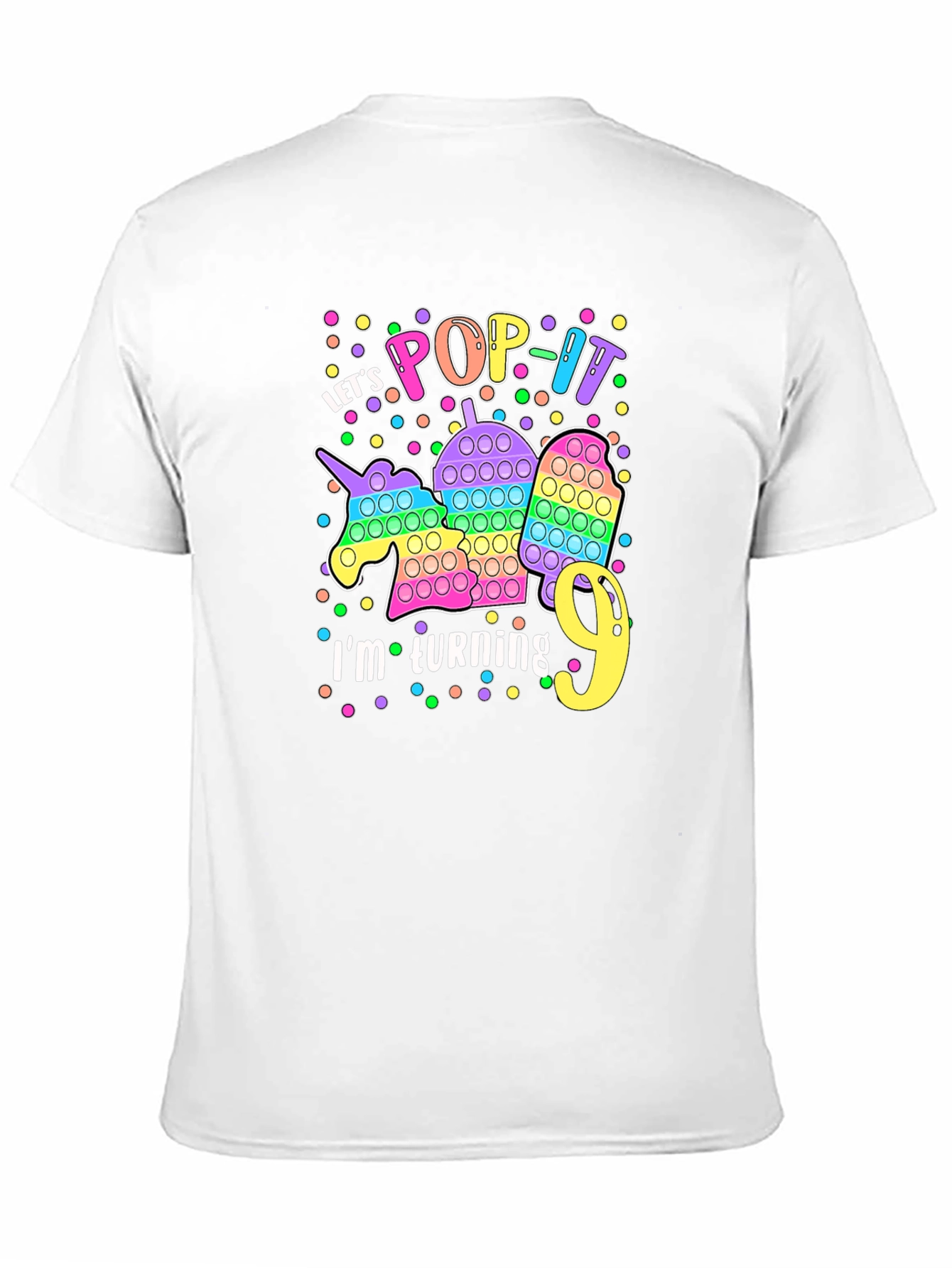 Lets Pop It Im Turning 9 T-Shirt
