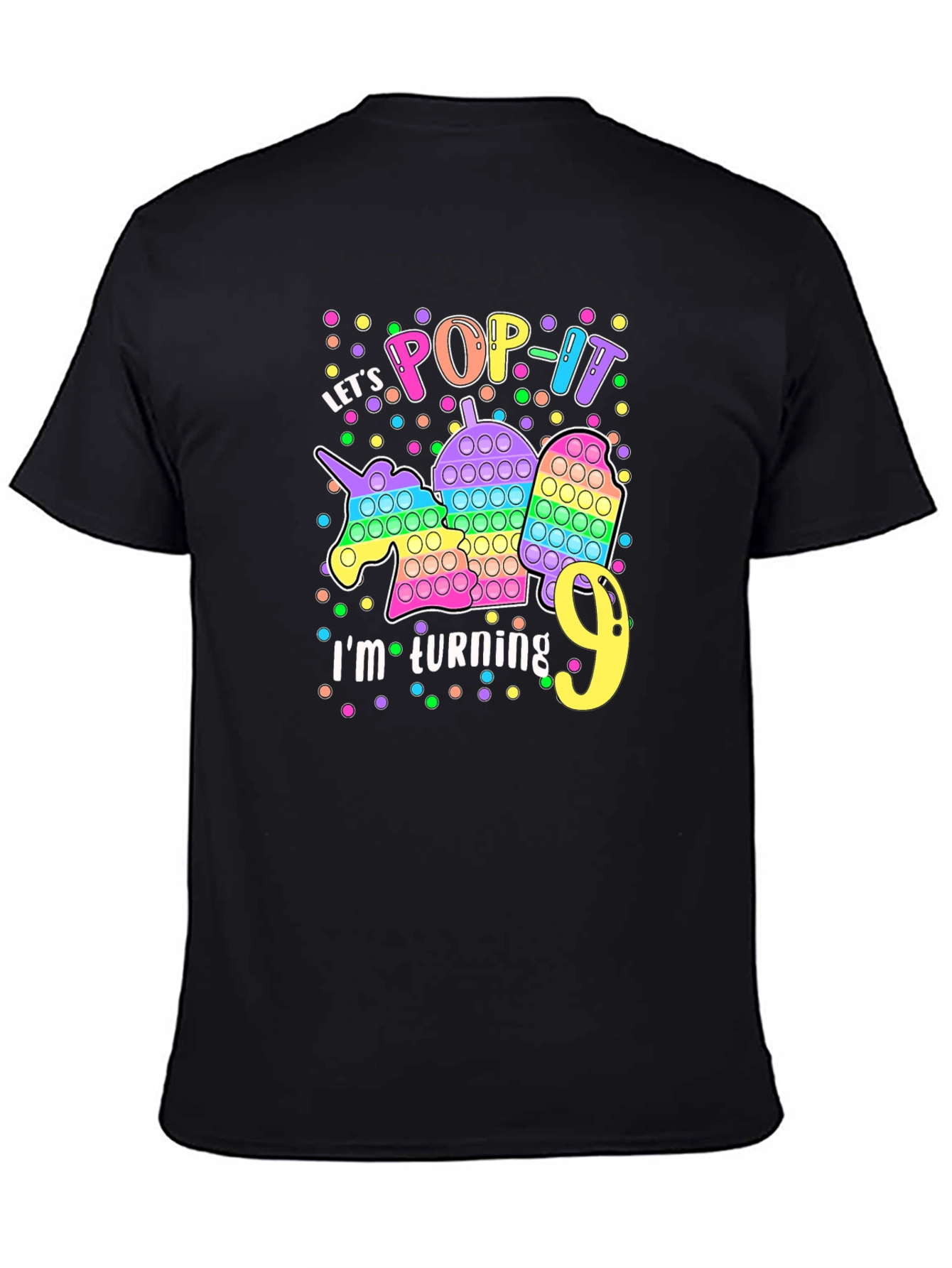 Lets Pop It Im Turning 9 T-Shirt